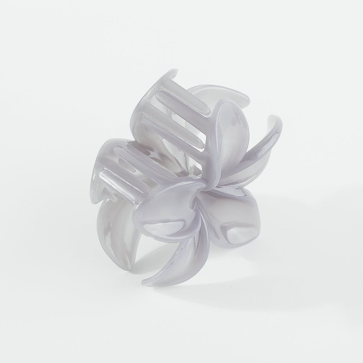 F5951 4 Pcs Summer Large Resin Flower Hair Claw Set