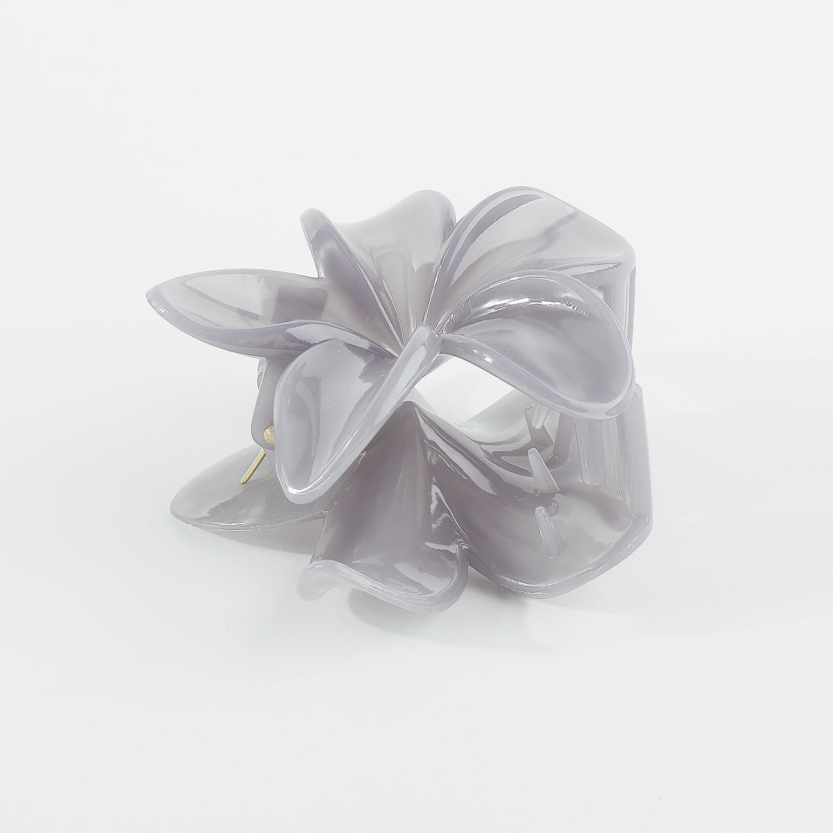 F5951 4 Pcs Summer Large Resin Flower Hair Claw Set