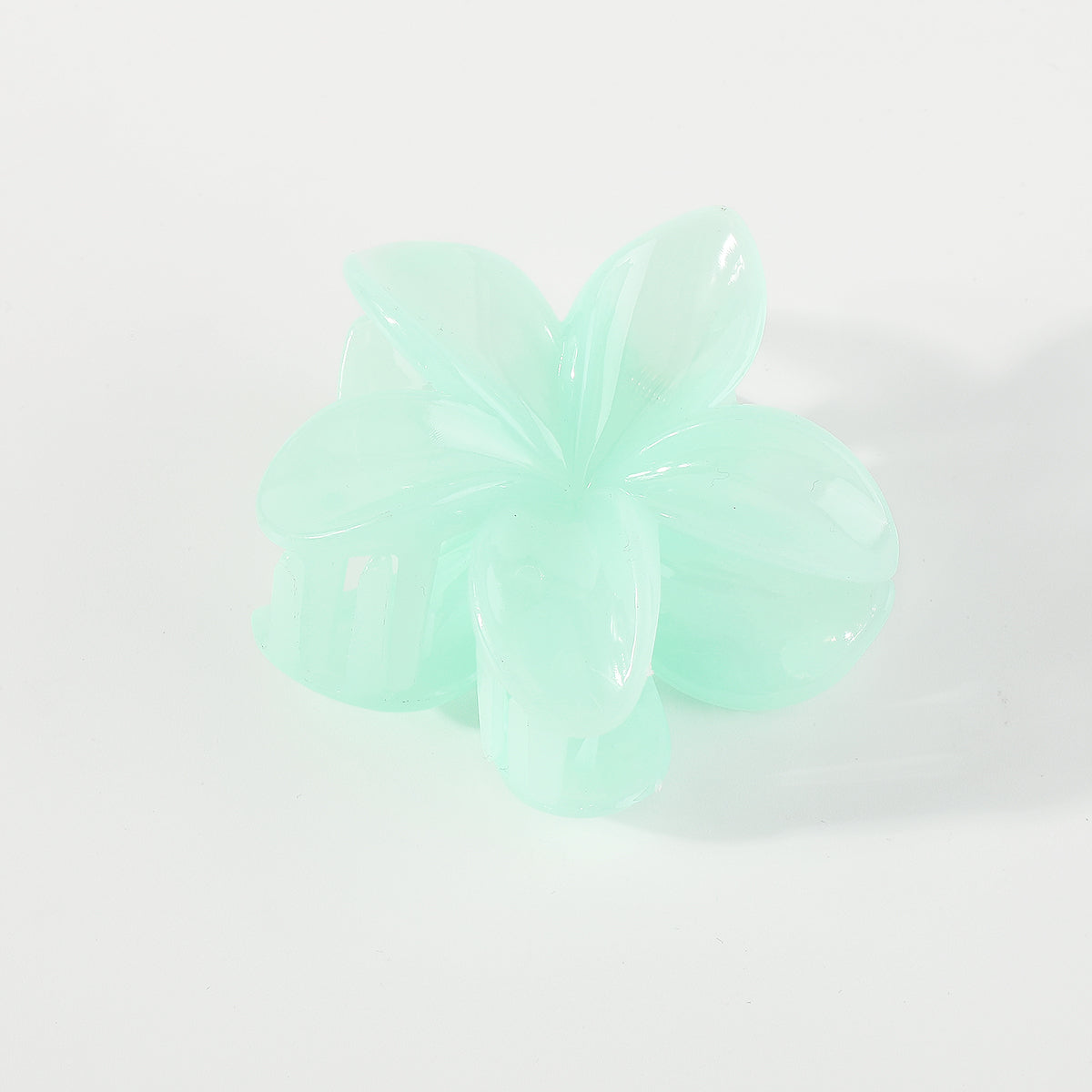 F5951 4 Pcs Summer Large Resin Flower Hair Claw Set