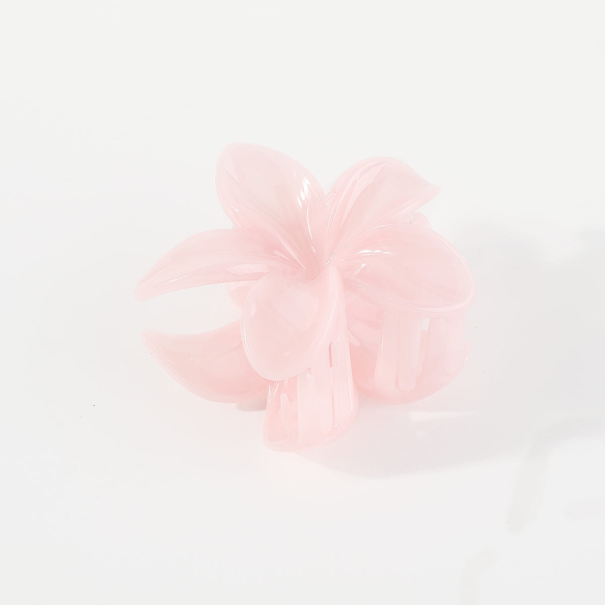 F5951 4 Pcs Summer Large Resin Flower Hair Claw Set