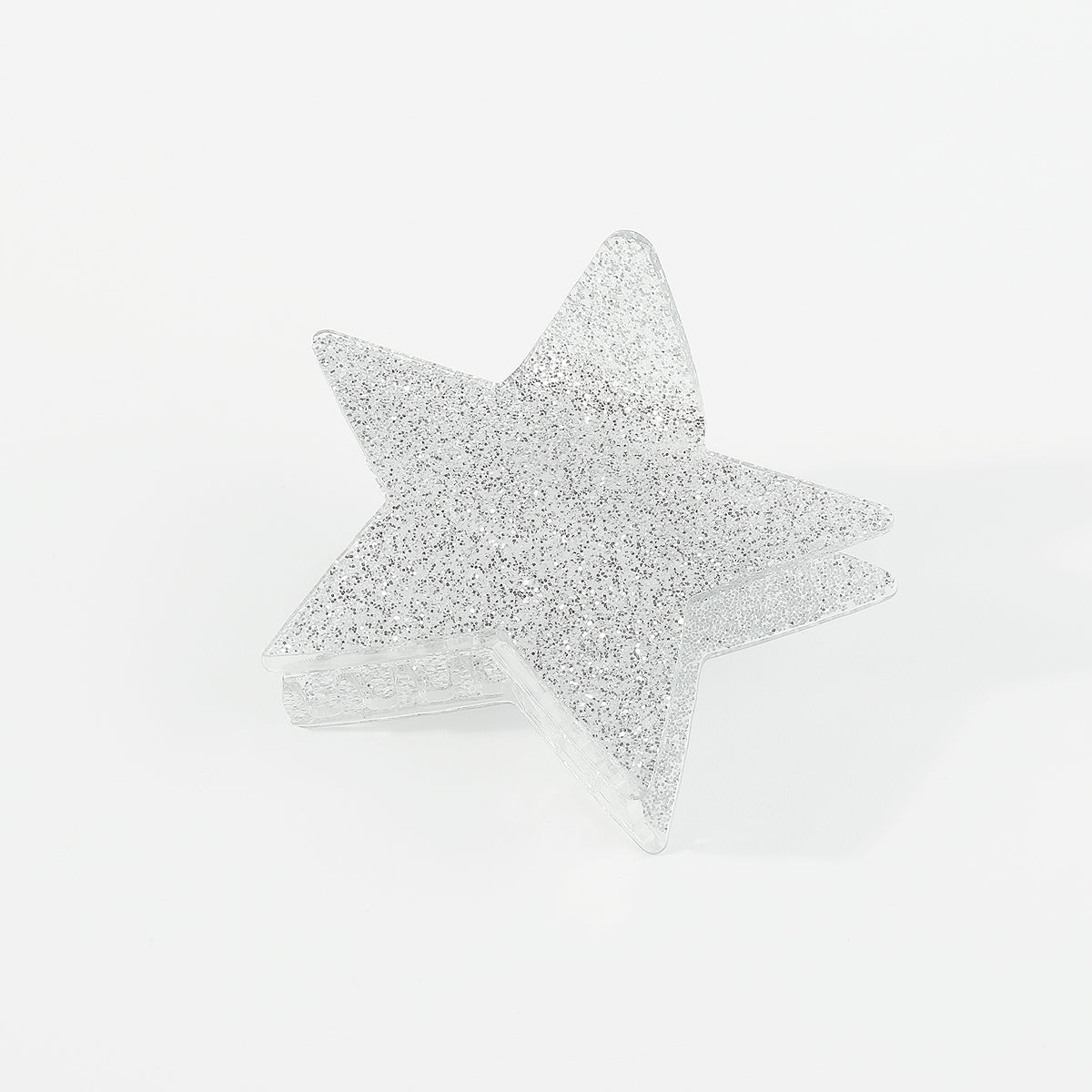 F5956 Larg Shiny Acrylic Star Hair Claw Clips
