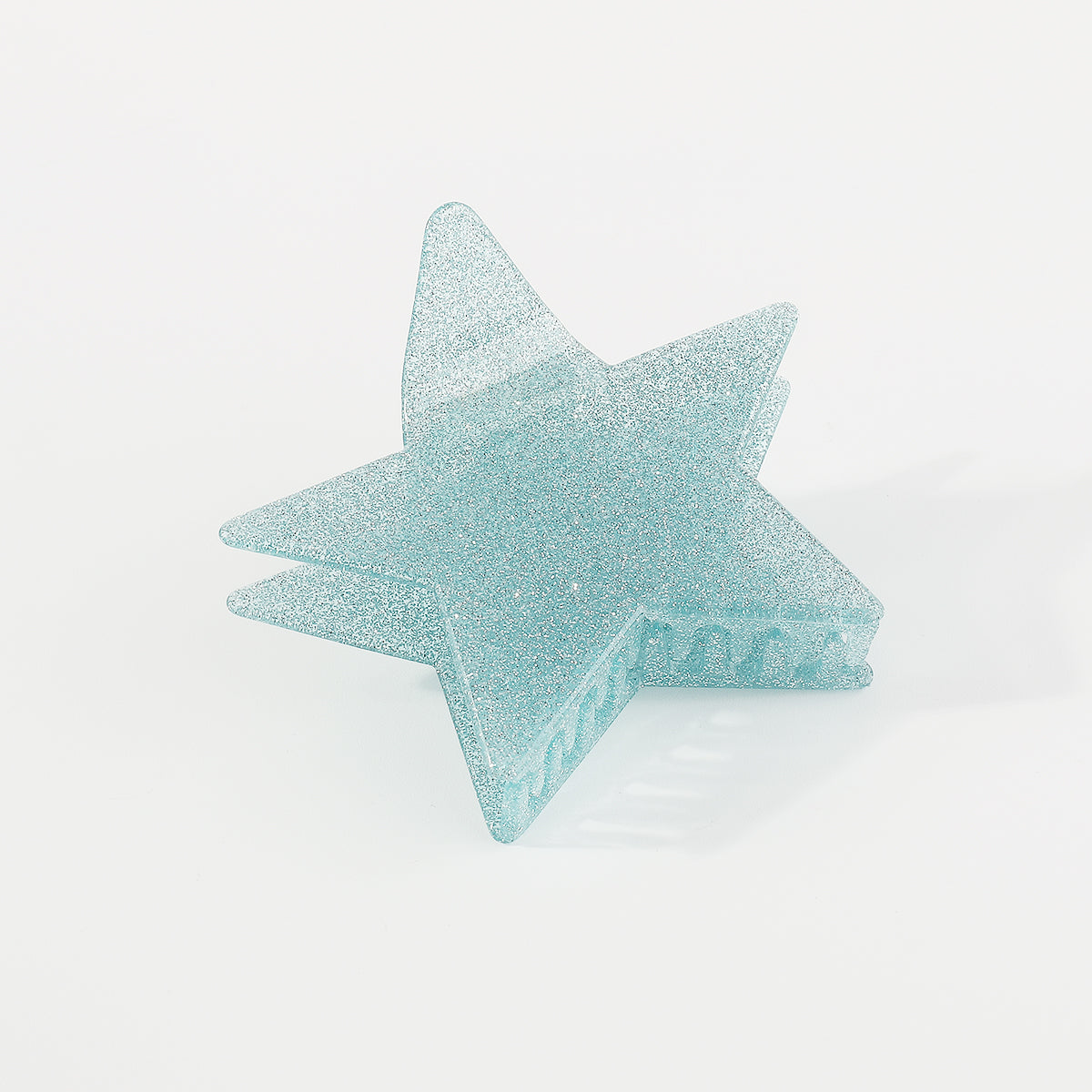 F5956 Larg Shiny Acrylic Star Hair Claw Clips