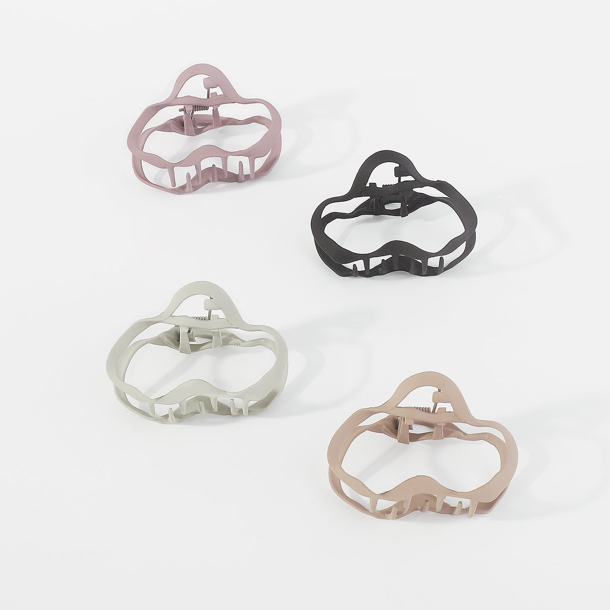 F5977 Irregular Metal Cloud Hair Claw Shark Clip Set