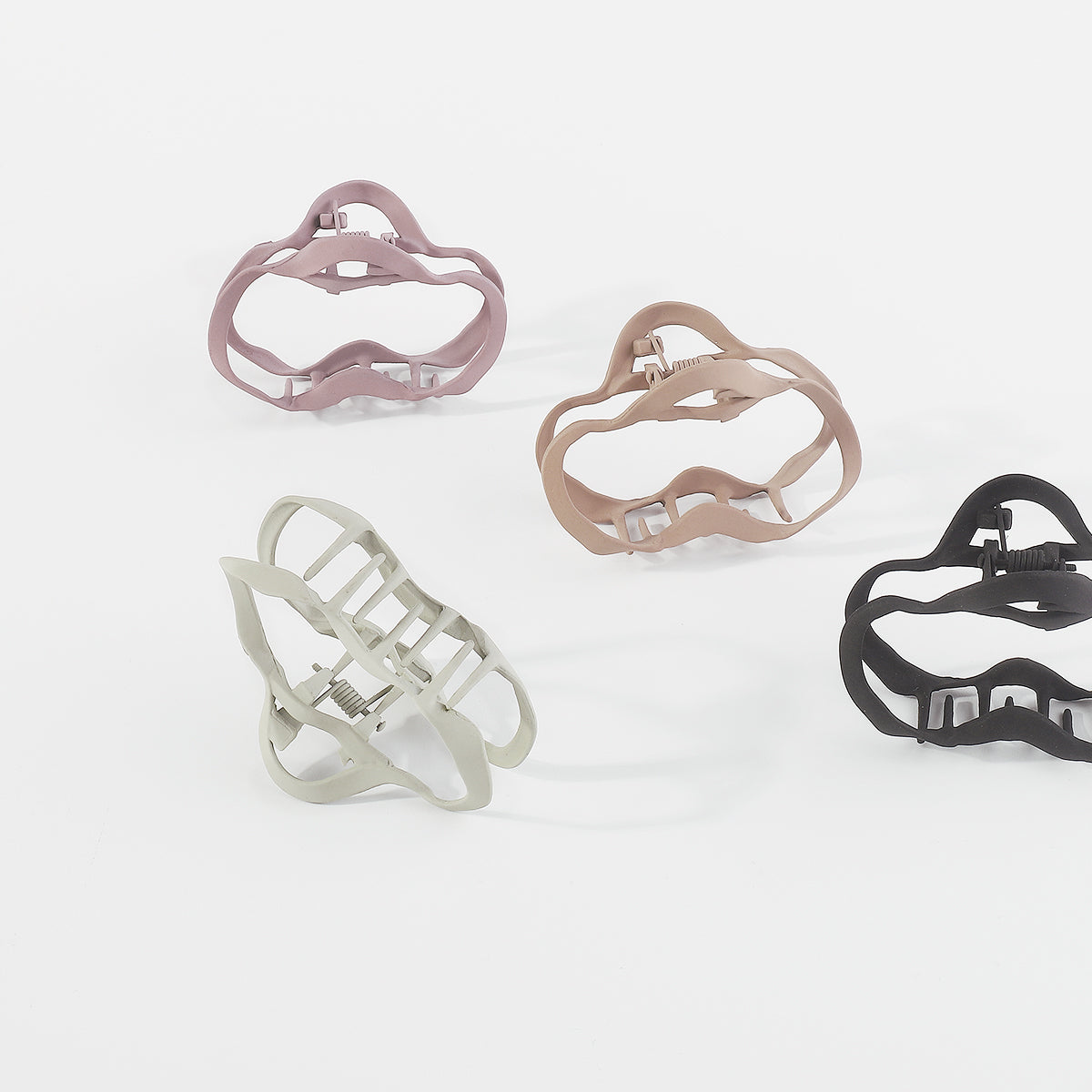 F5977 Irregular Metal Cloud Hair Claw Shark Clip Set