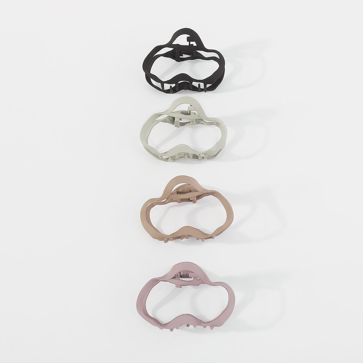 F5977 Irregular Metal Cloud Hair Claw Shark Clip Set