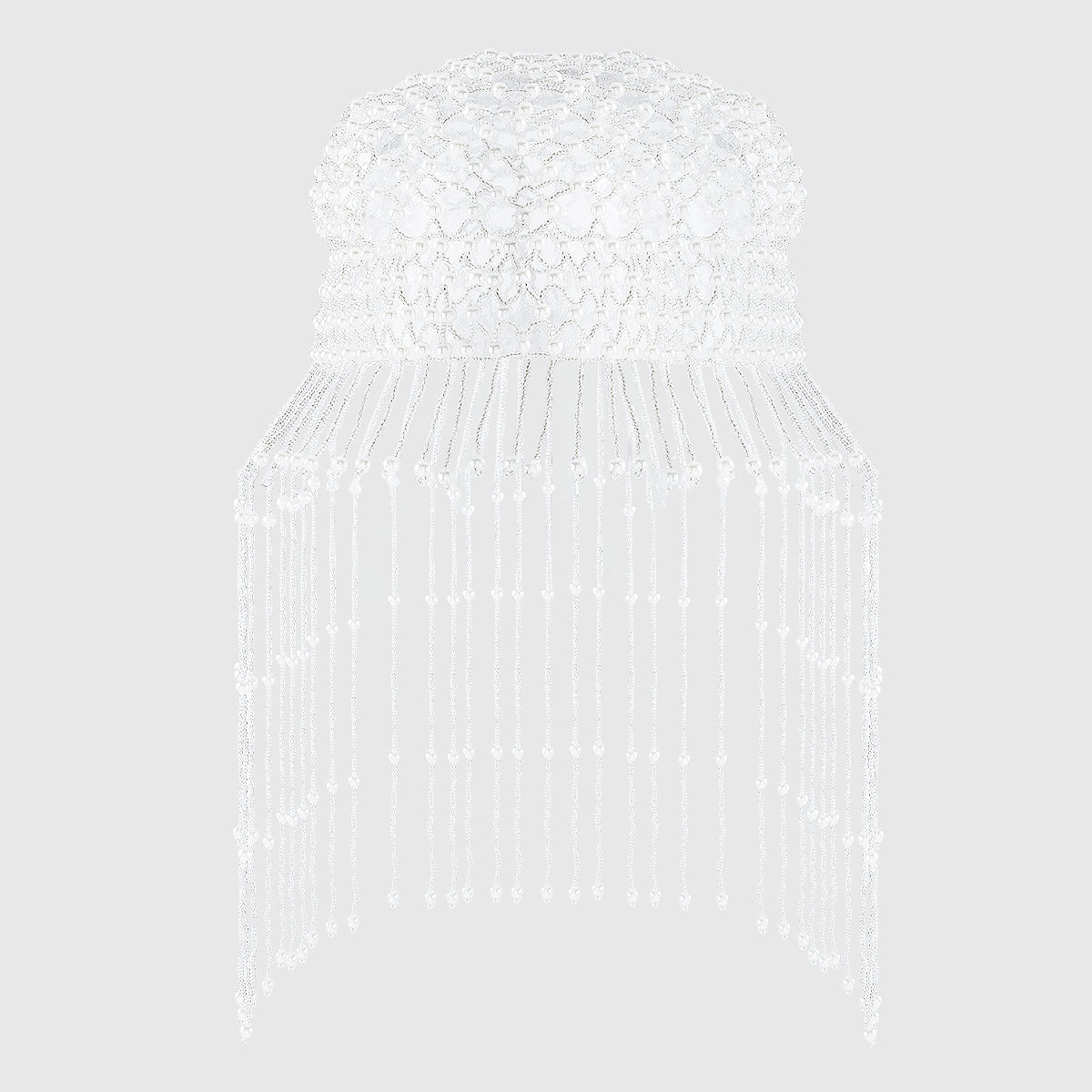 F6033 Roaring 20s Beaded Cap Headpiece