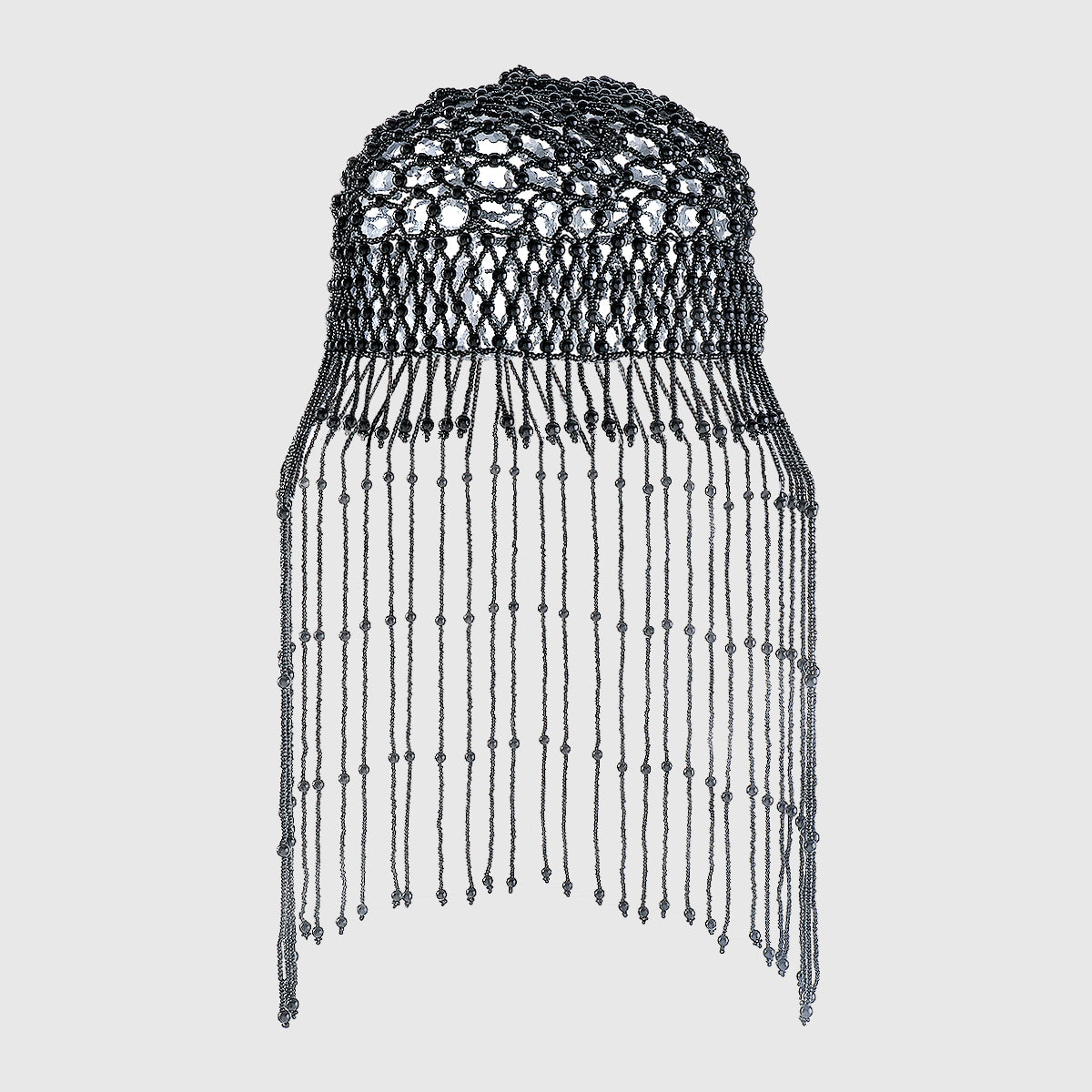 F6033 Roaring 20s Beaded Cap Headpiece