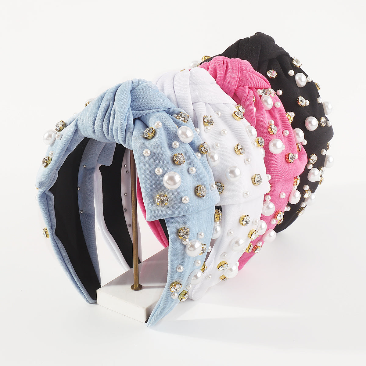 F6211 Center Tapered Bowtie Headband