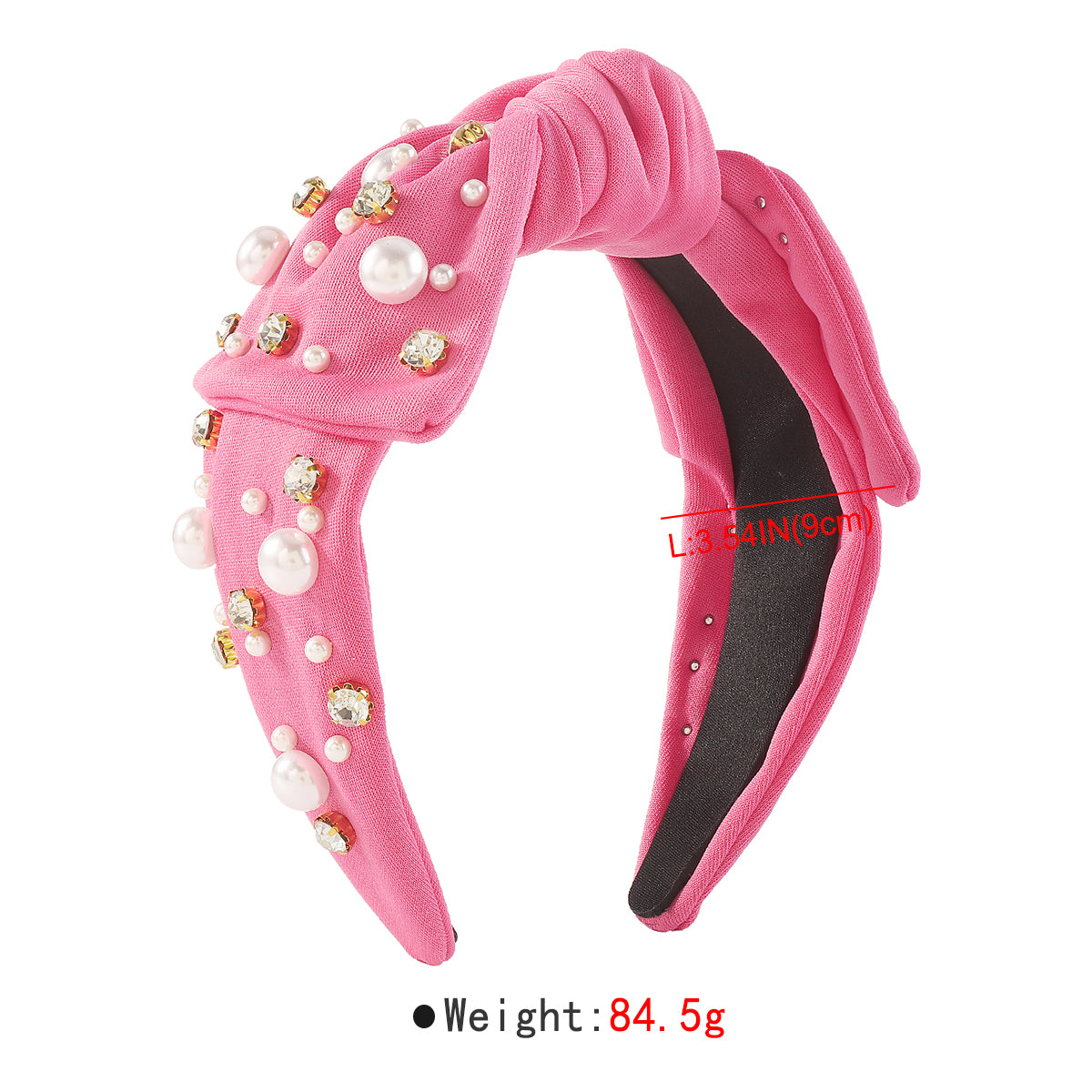 F6211 Center Tapered Bowtie Headband