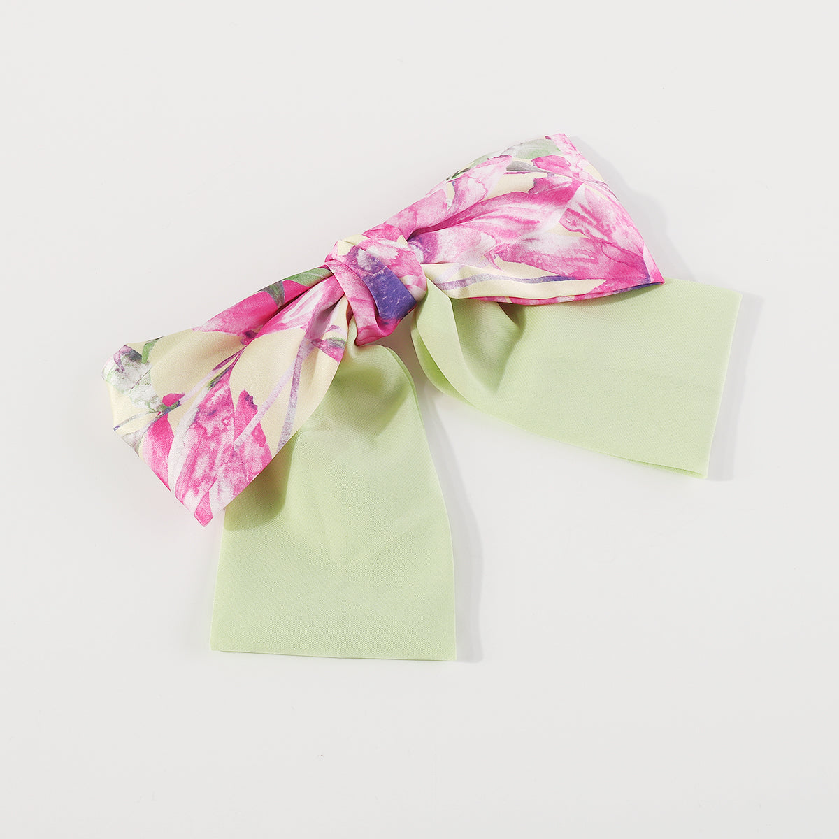F6437 Bow Knot Print Floral Headbands