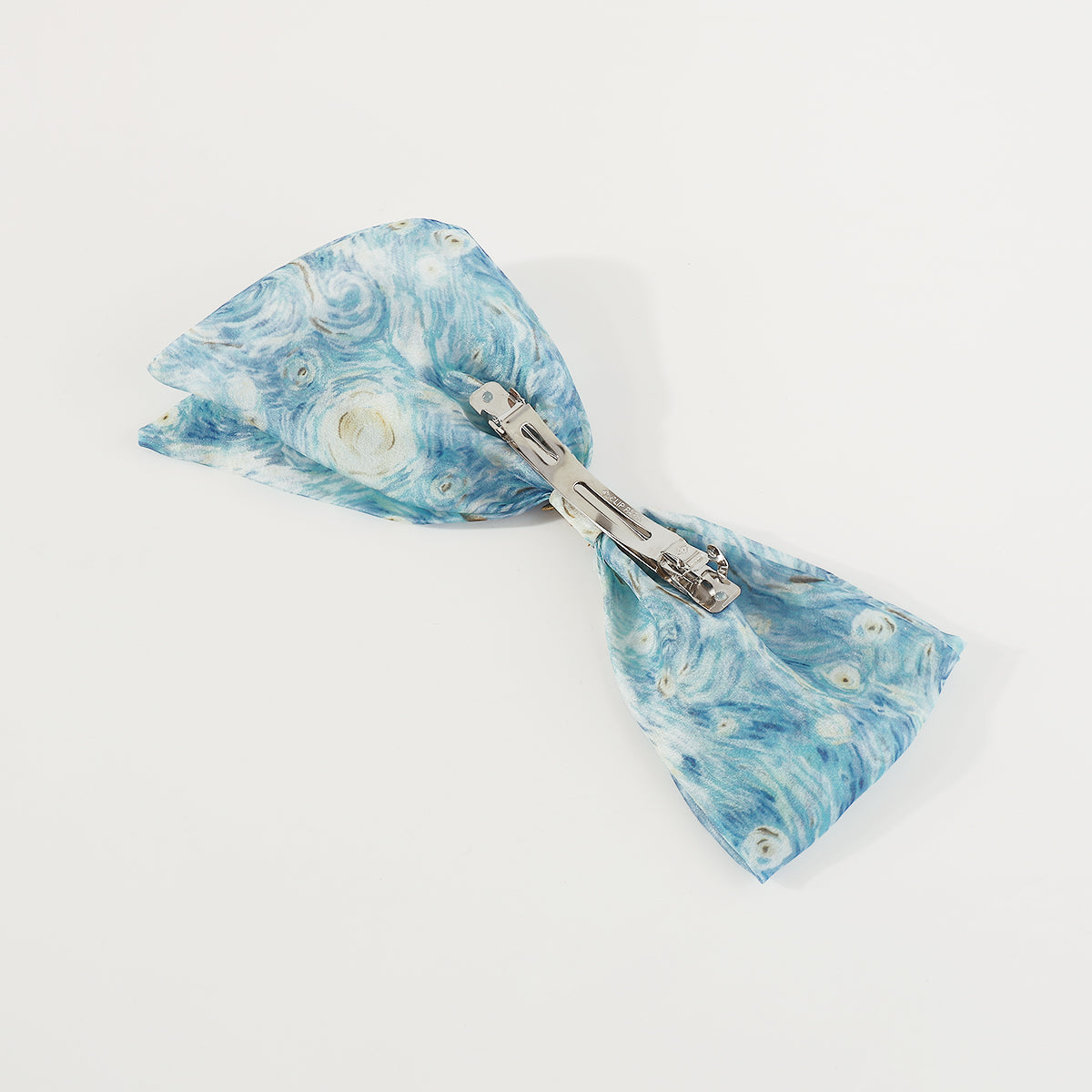 F6448 Blue Starry Sky Cross Knotted Headbands