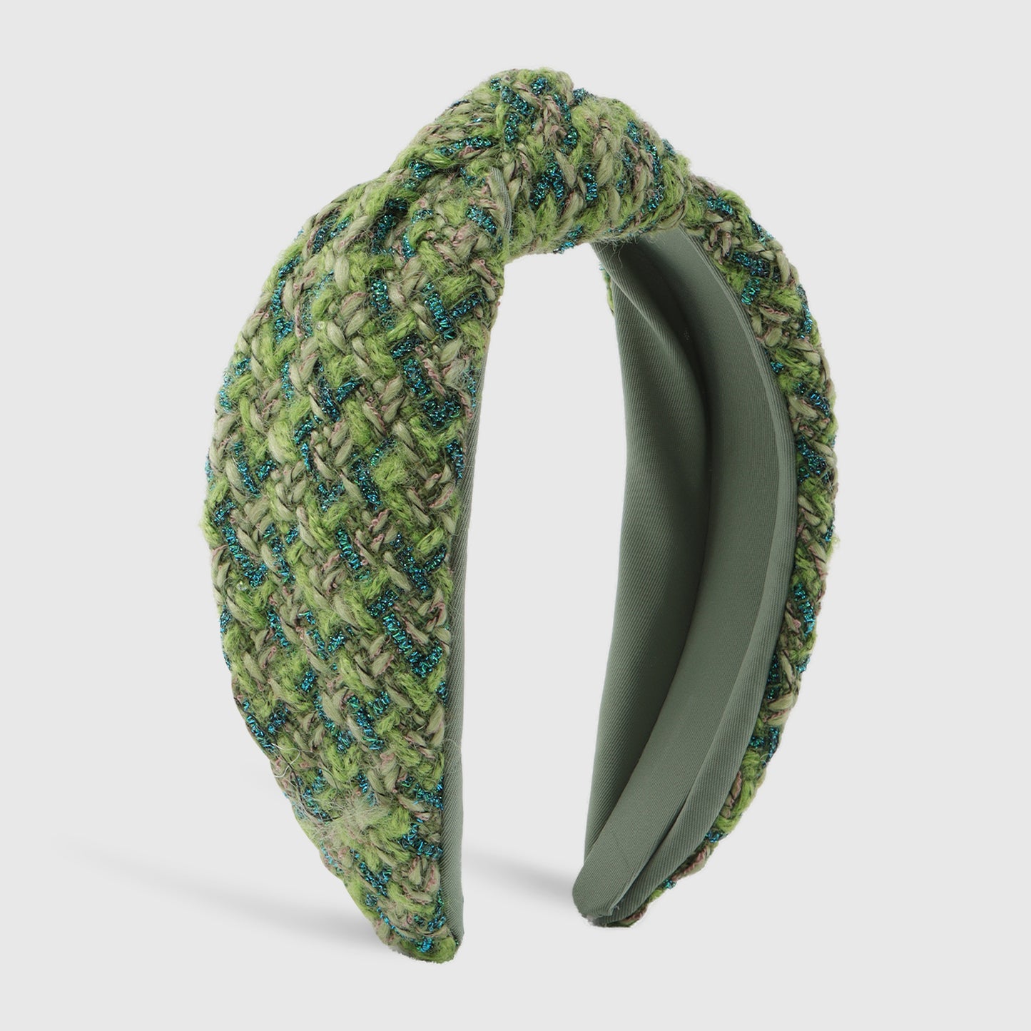 F6606 Tweed Knotted Headband