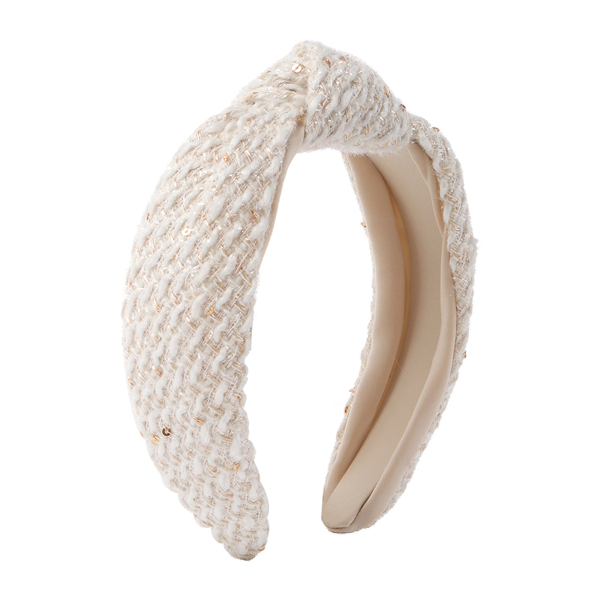 F6606 Tweed Knotted Headband