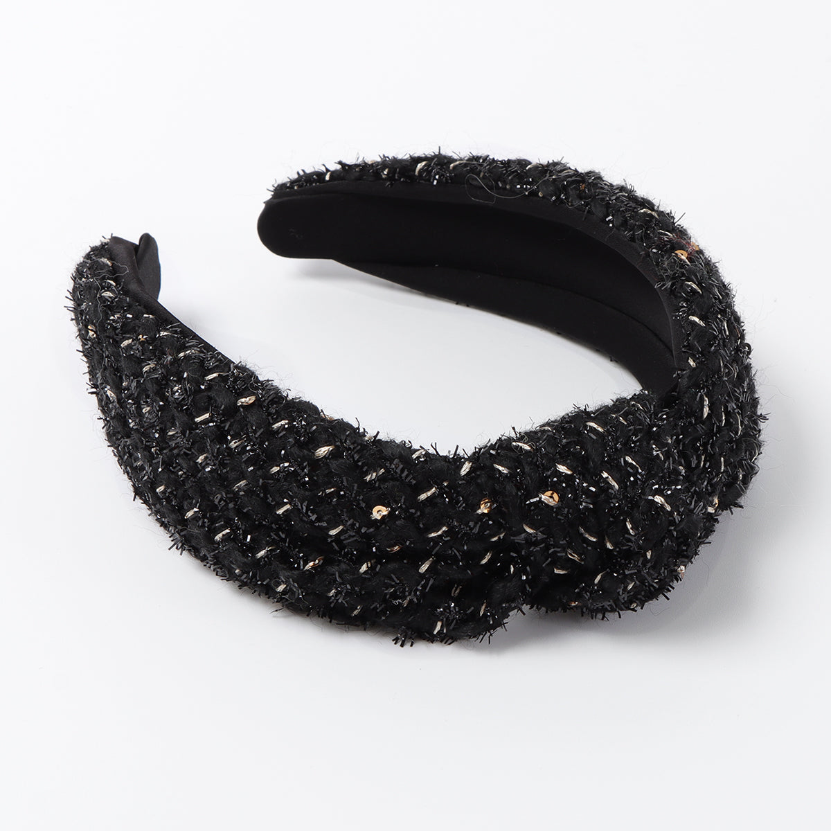 F6606 Tweed Knotted Headband