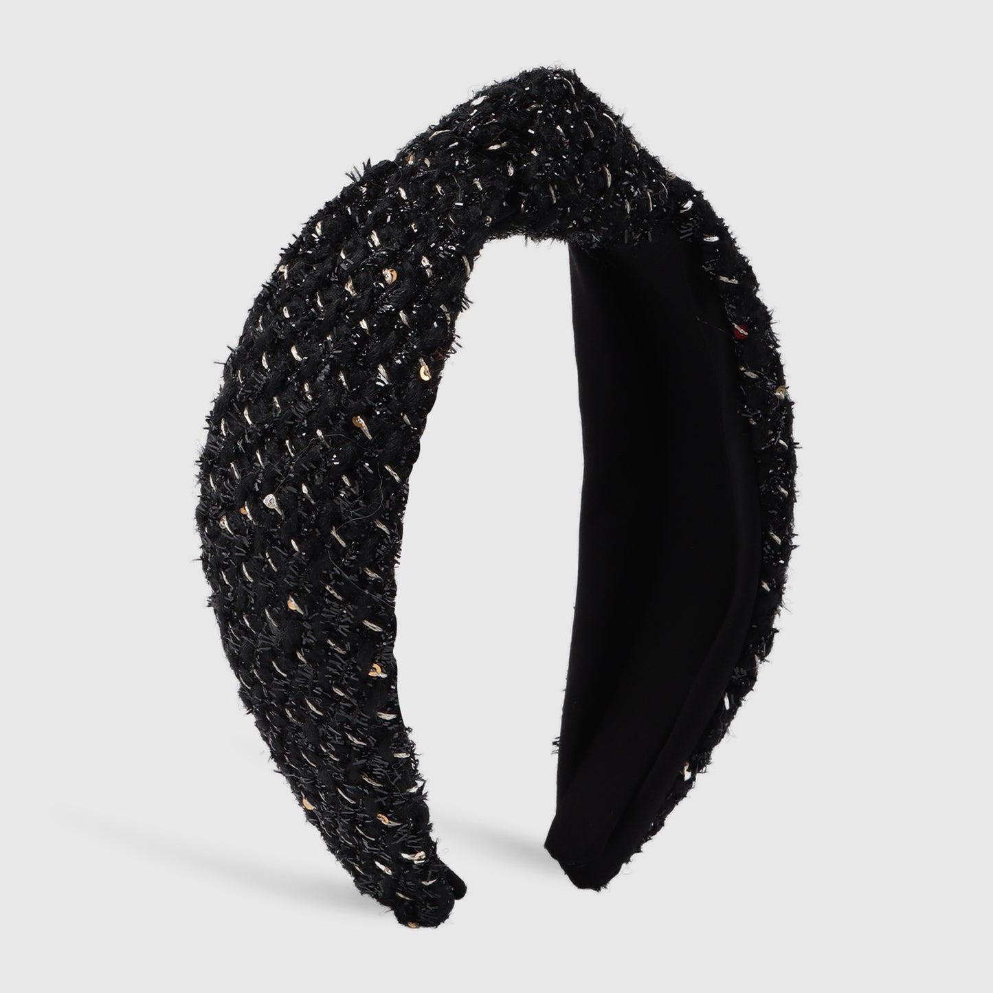 F6606 Tweed Knotted Headband