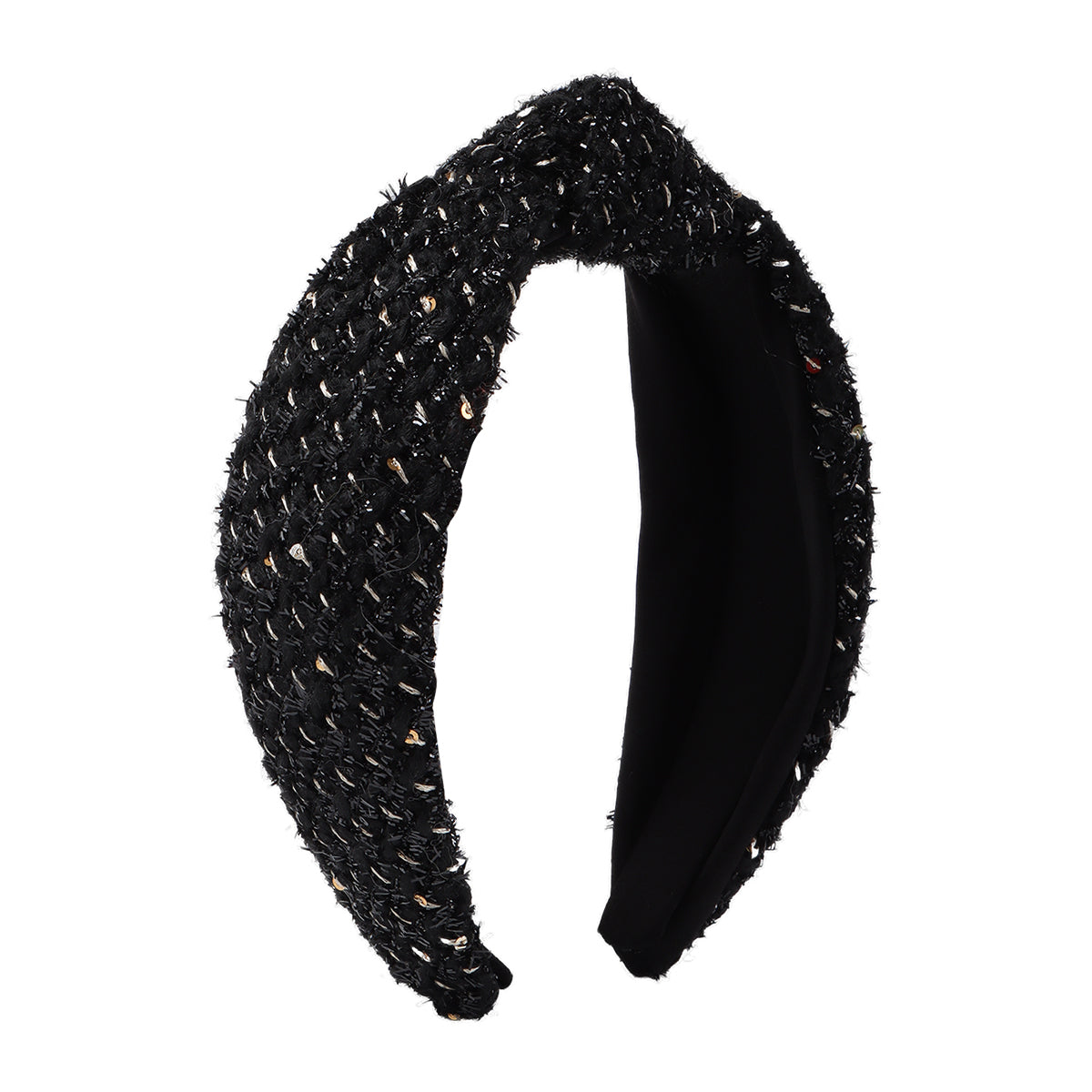 F6606 Tweed Knotted Headband