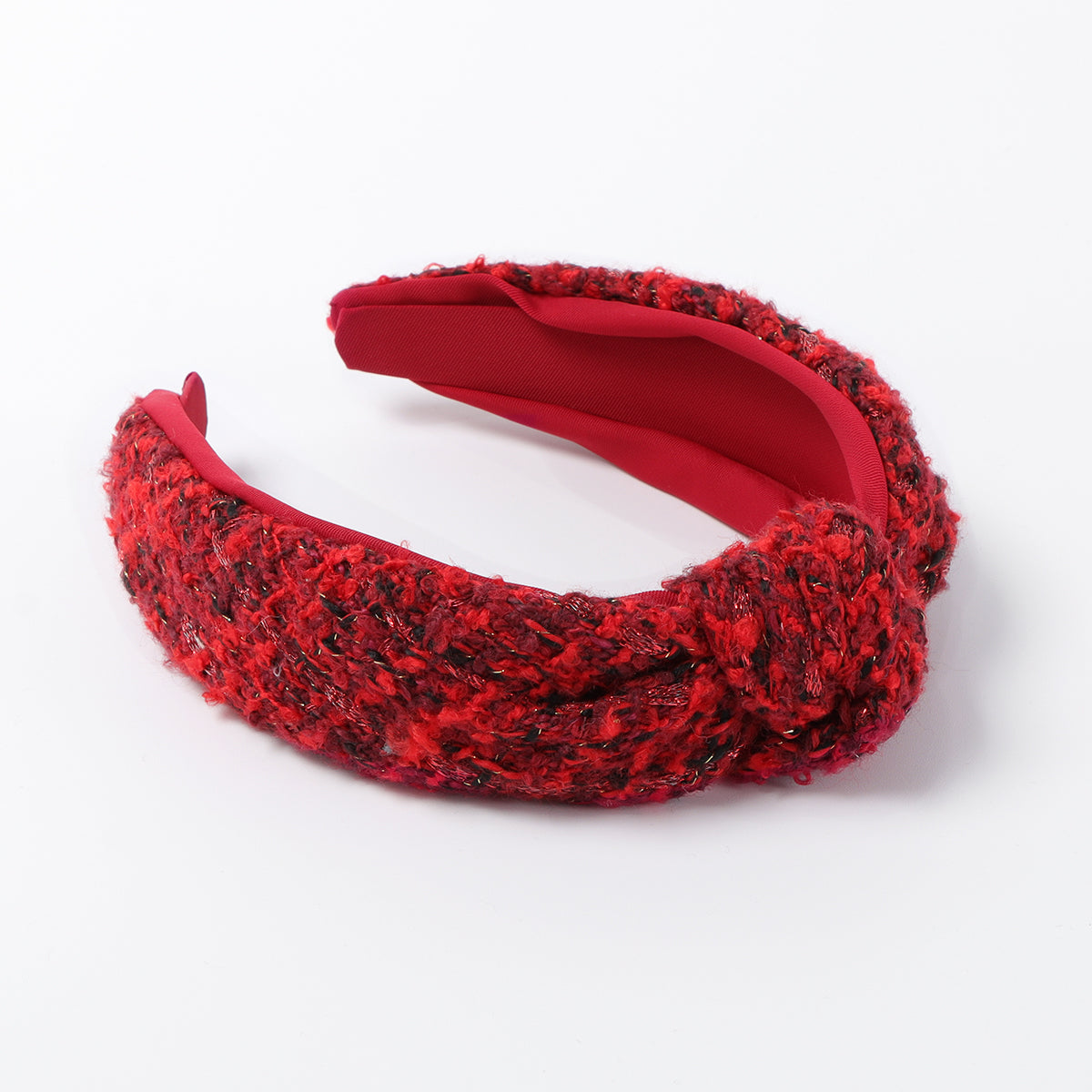 F6610 Tweed Knotted Headband