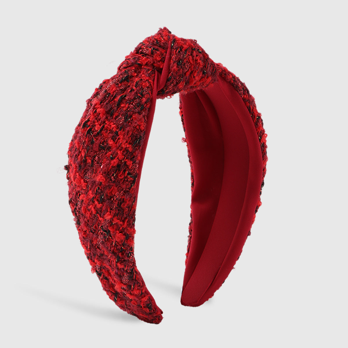 F6610 Tweed Knotted Headband