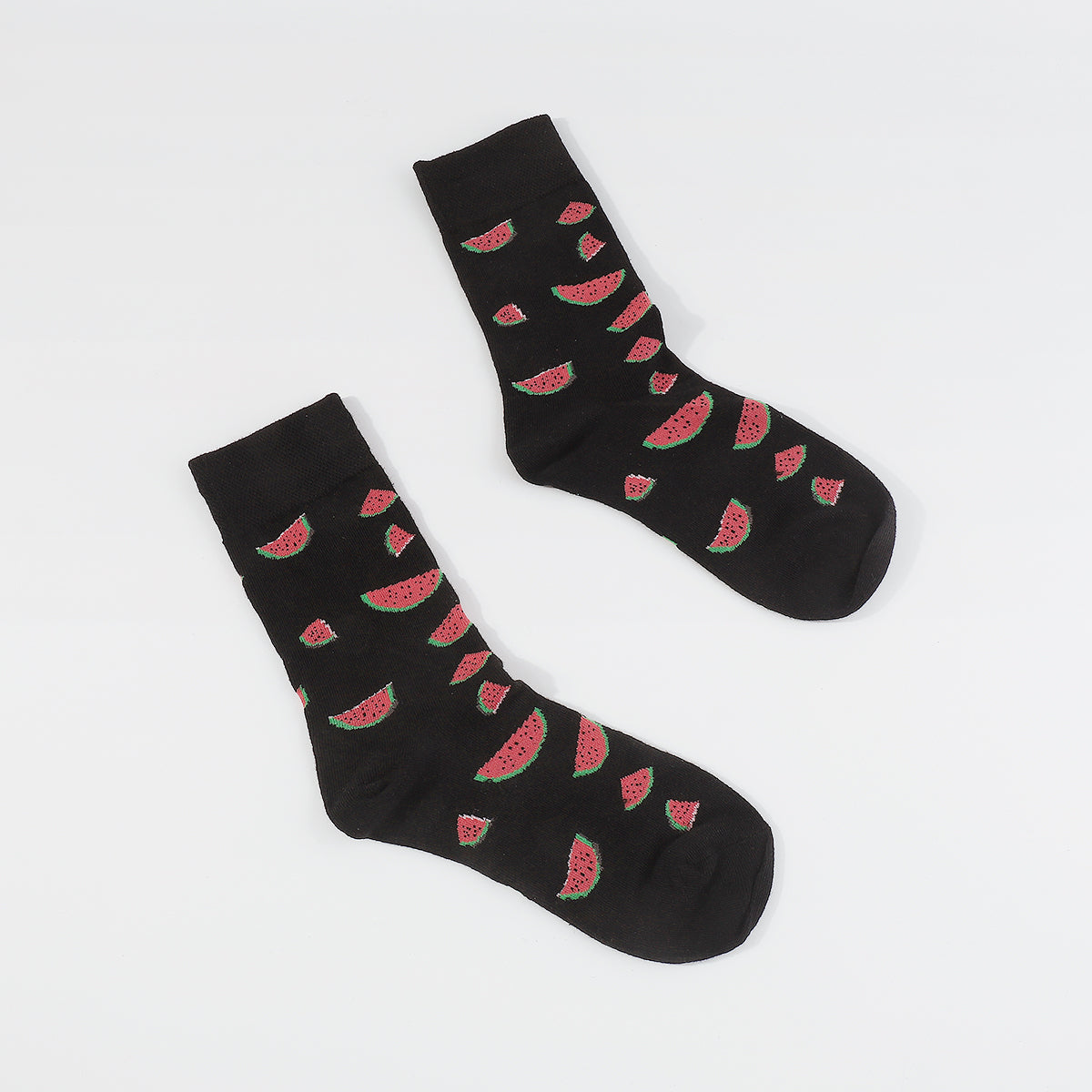 G0112 Summer Watermelon Crew Socks