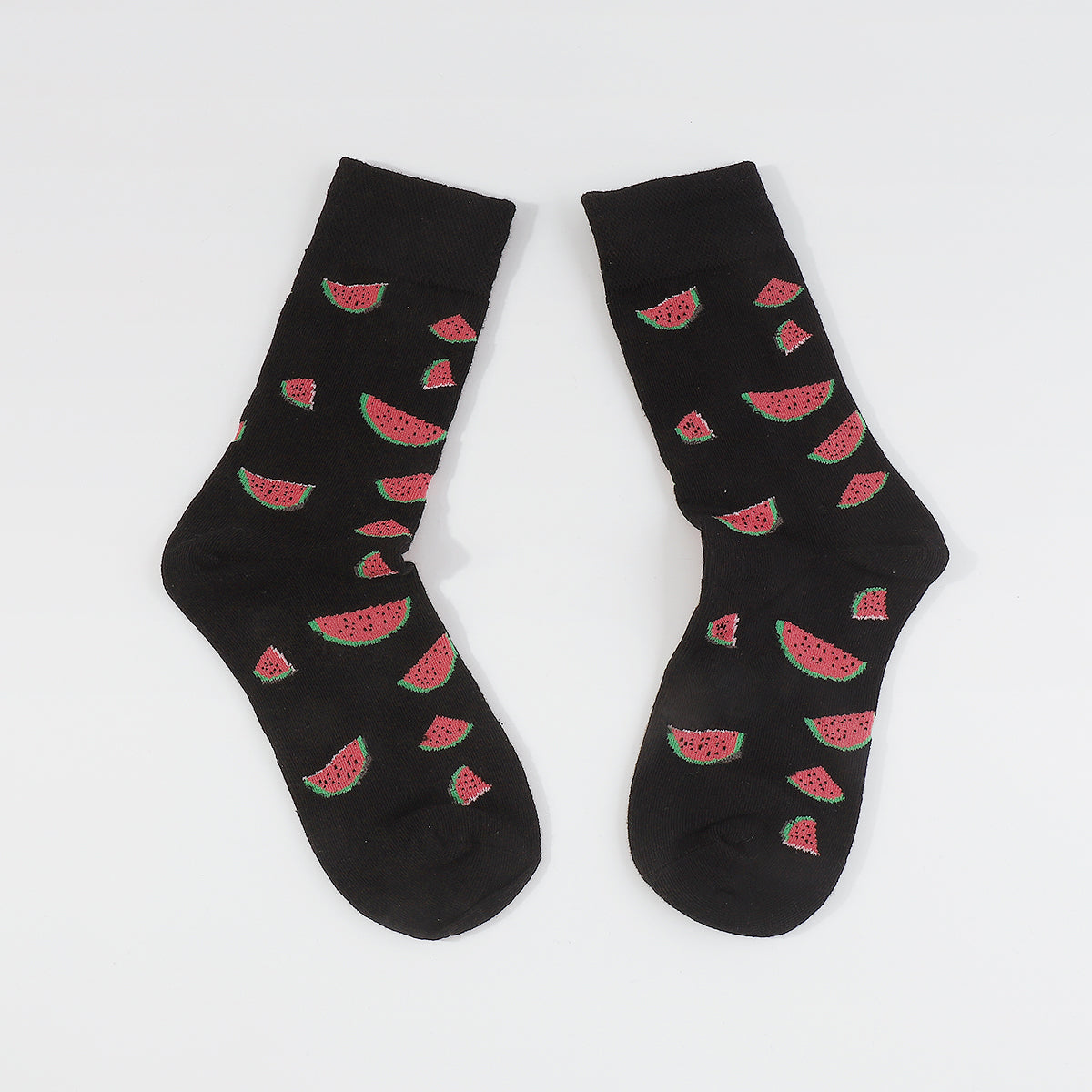 G0112 Summer Watermelon Crew Socks