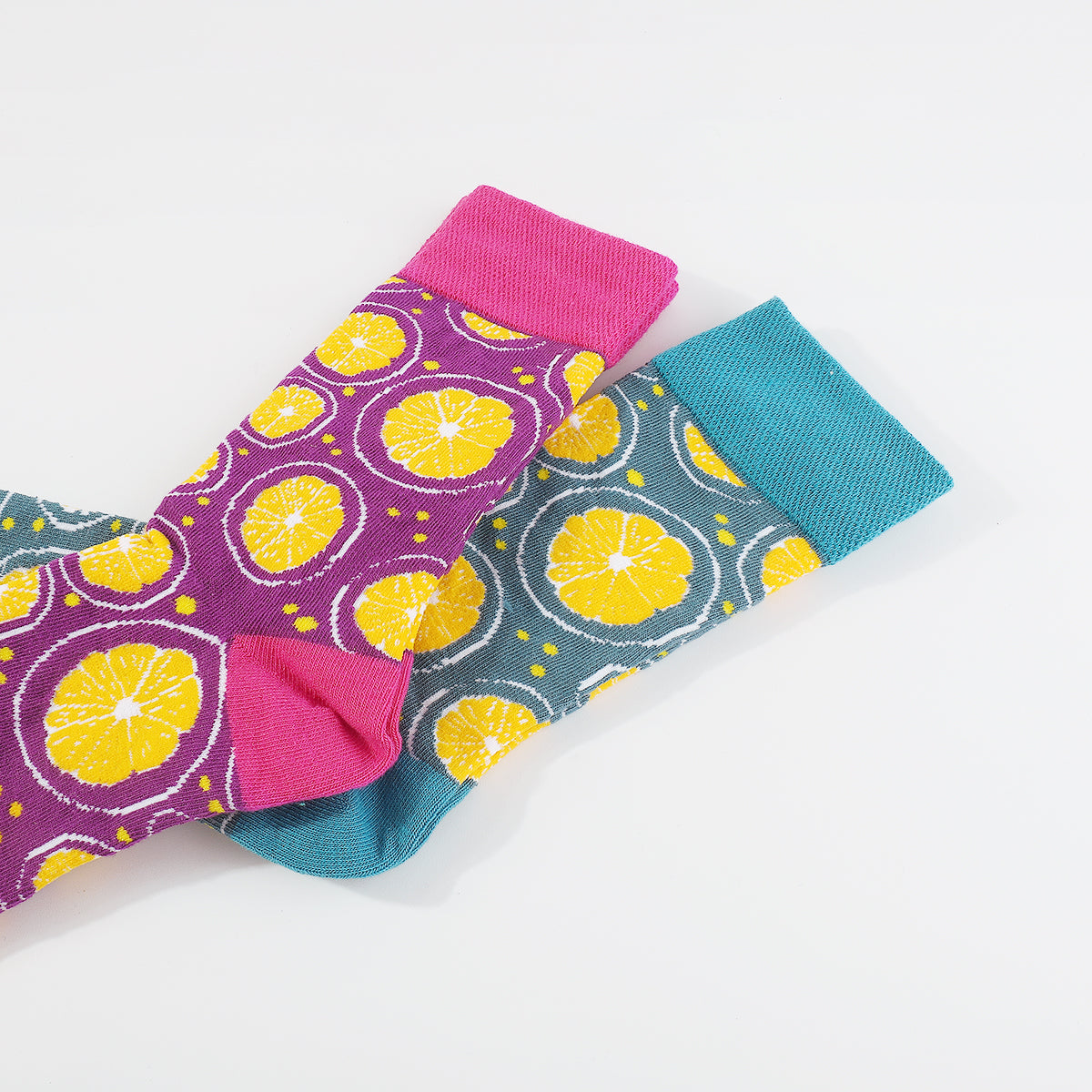 G0118 Lemons Crew Socks