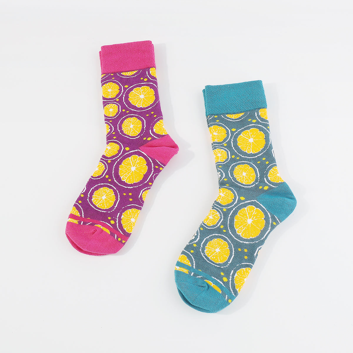 G0118 Lemons Crew Socks