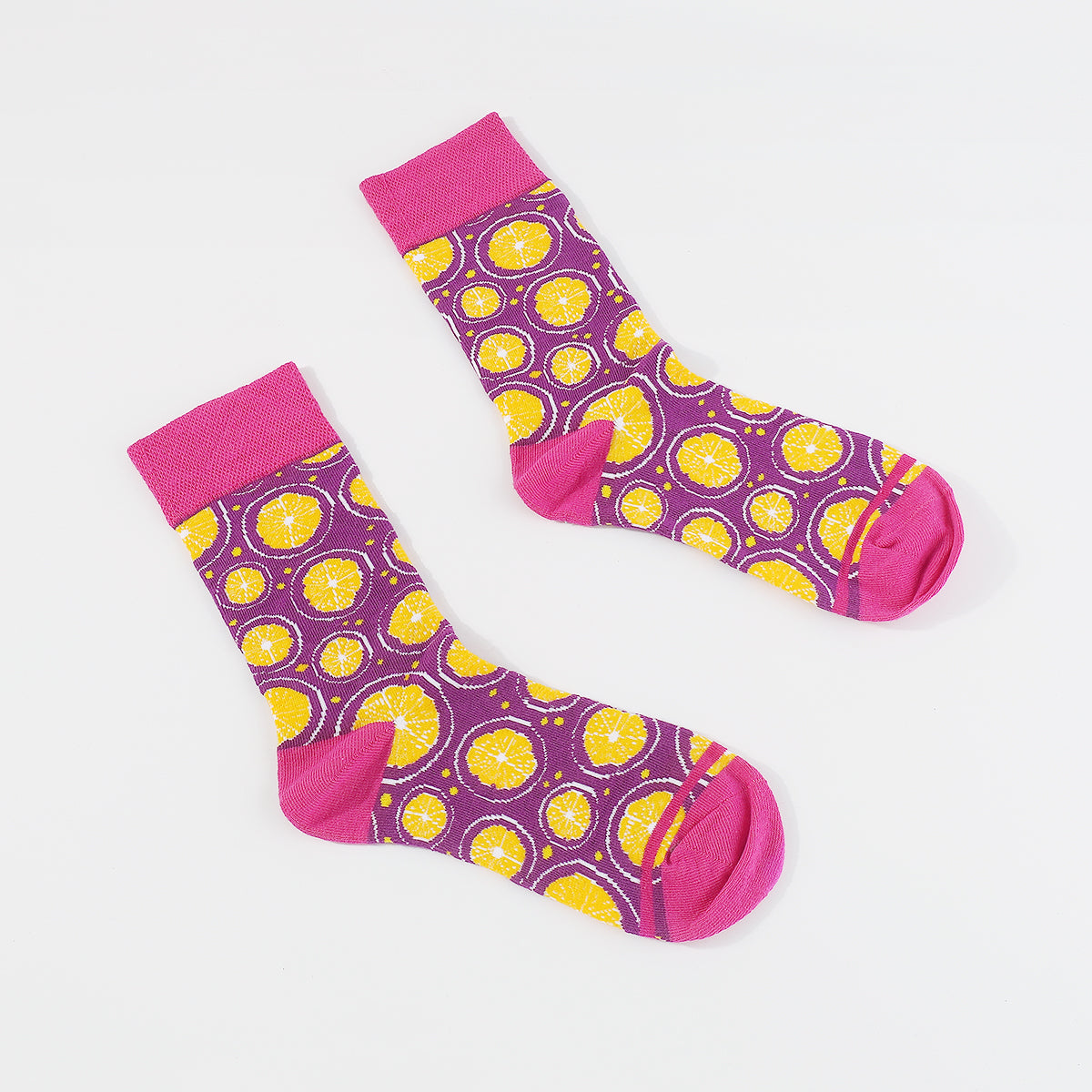 G0118 Lemons Crew Socks