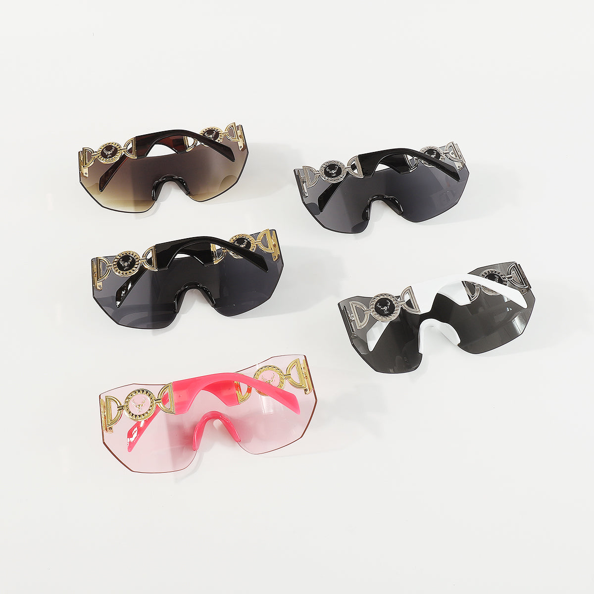 GL012 Oversized Shield Sunglasses