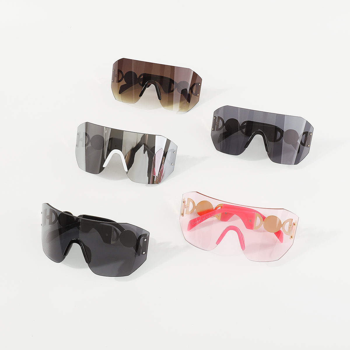 GL012 Oversized Shield Sunglasses