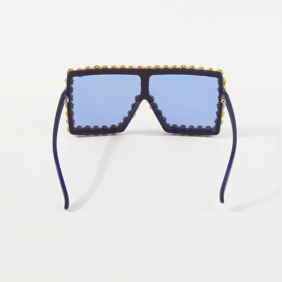 GL036 Bling Crystal Oversized Square Sunglasses