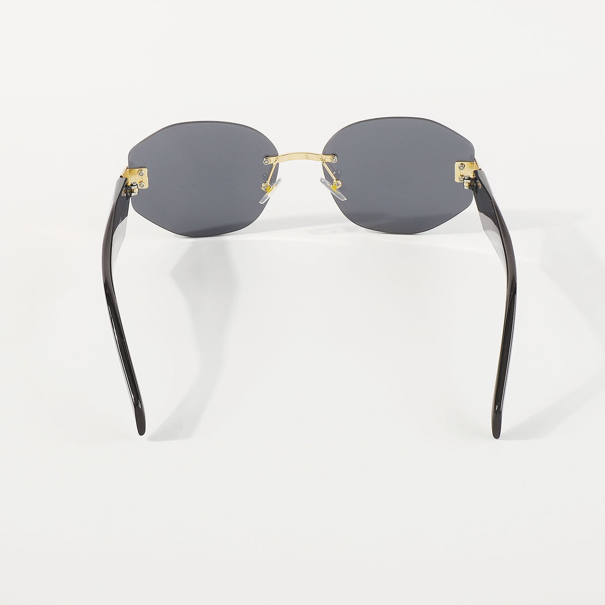 GL052 Frameless Ombre Nonagon Sunglasses