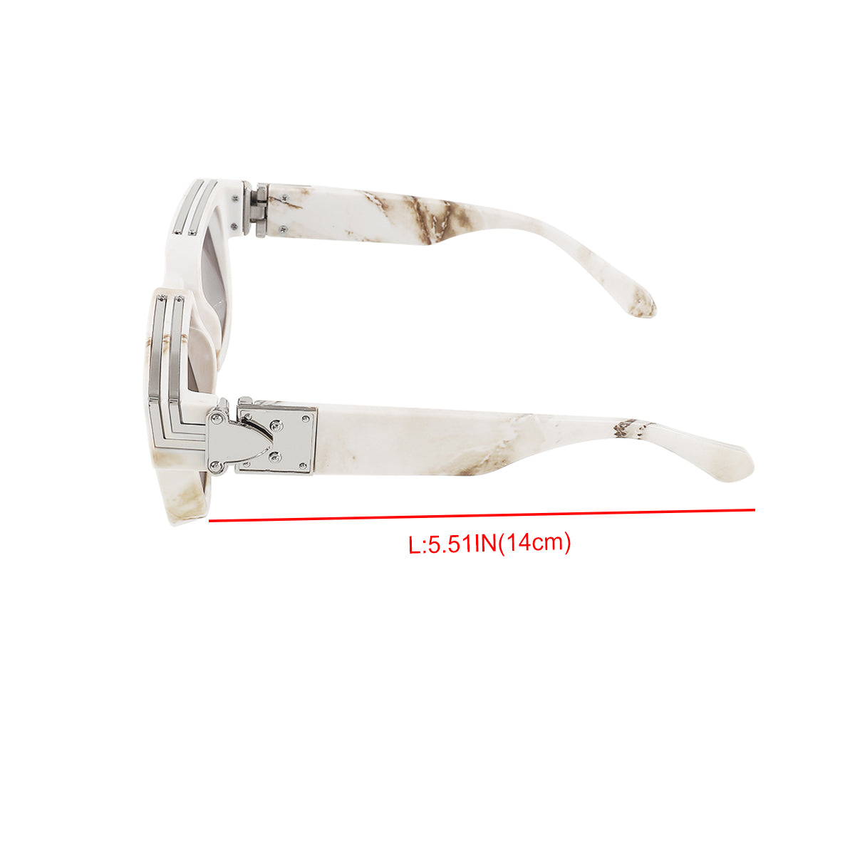 GL059 Square Marble Ombre Sunglasses