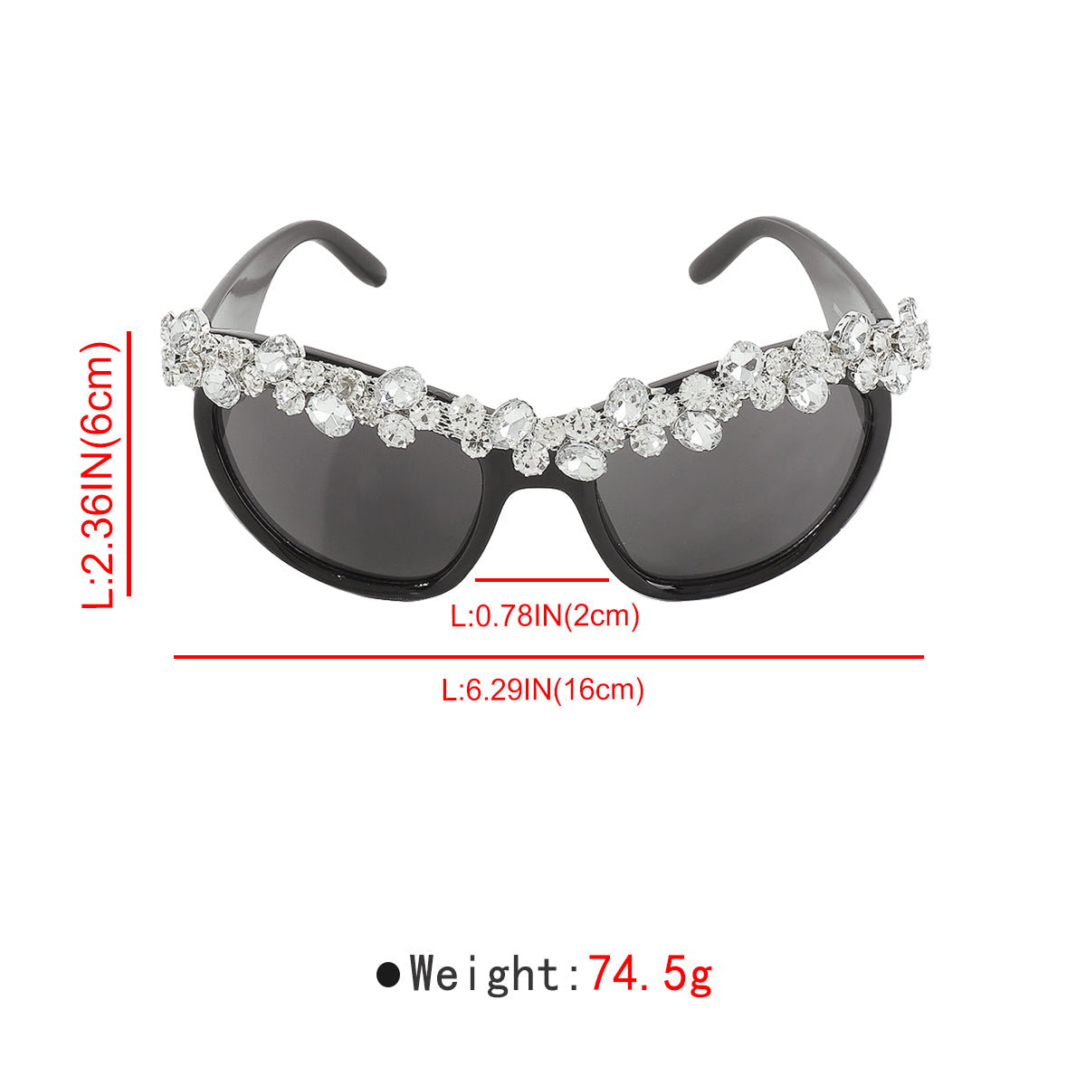 GL070 Sparkling Butterfly Sunglass