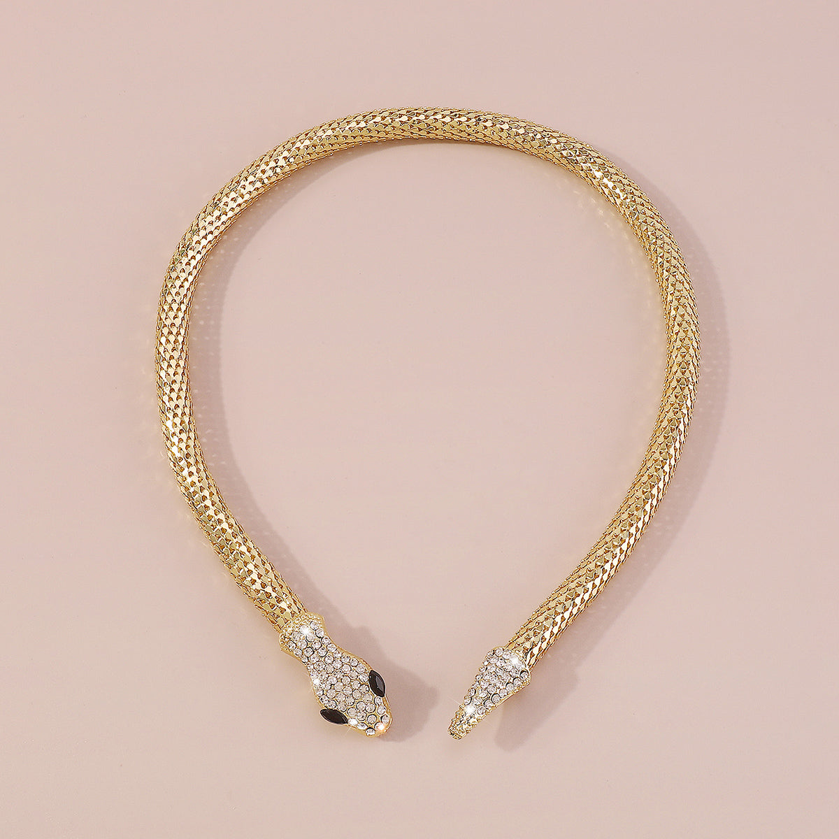 N9274 Rhinestone Snake Choker Necklace