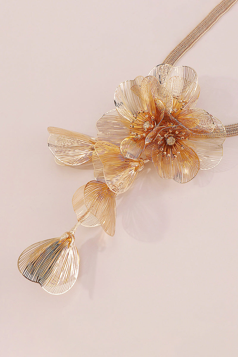 N11106 Large Floral Festival Necklace