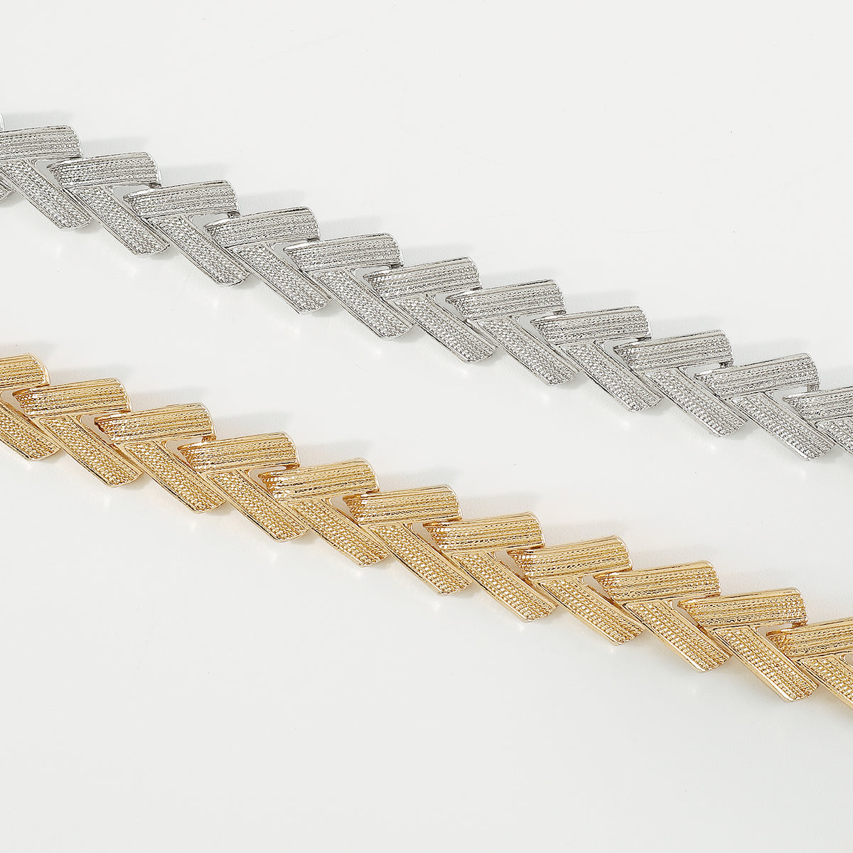 N11369 Statement Chain Choker Necklace