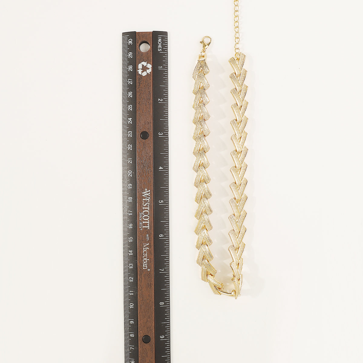 N11369 Statement Chain Choker Necklace