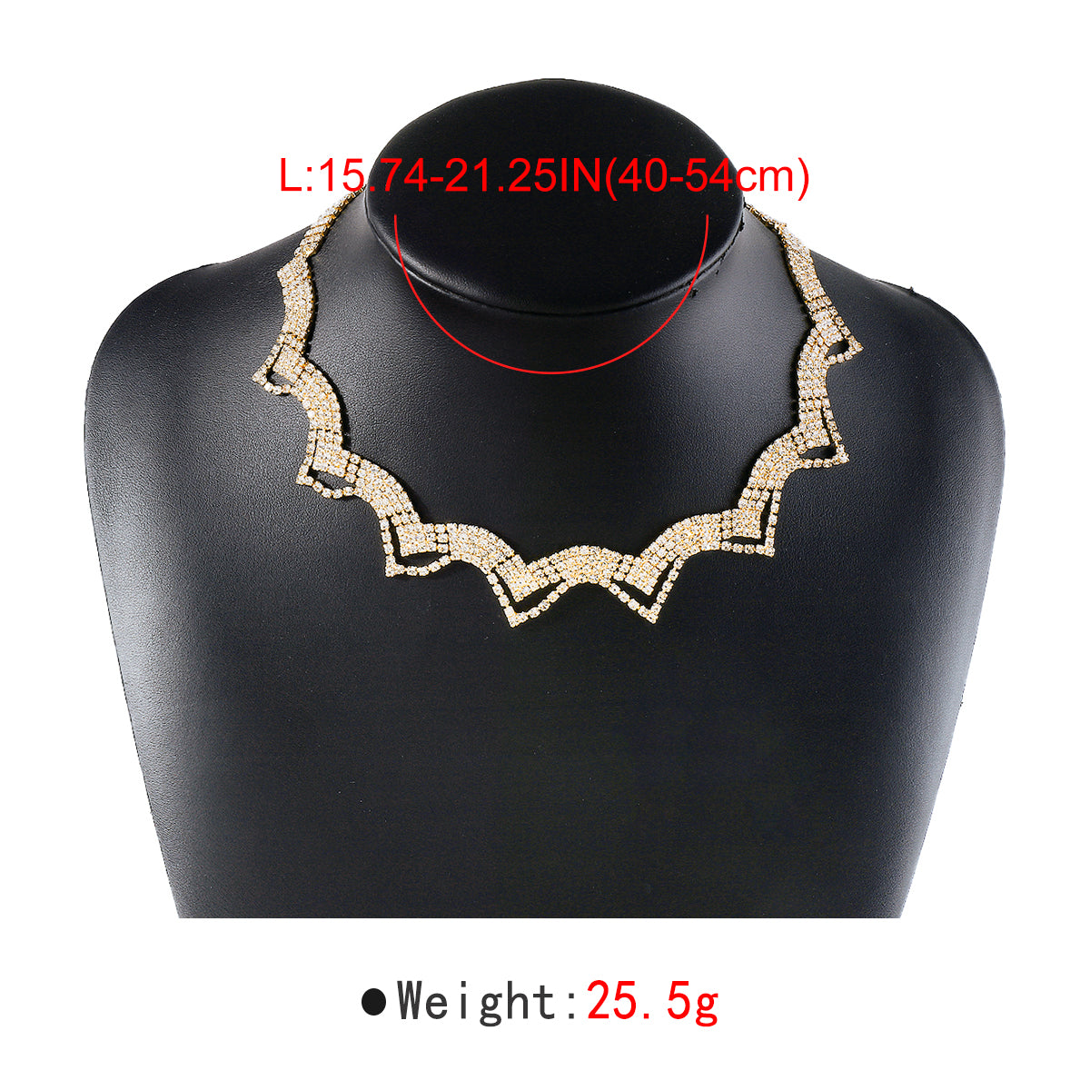 N11385 Lux Glam Choker Necklace