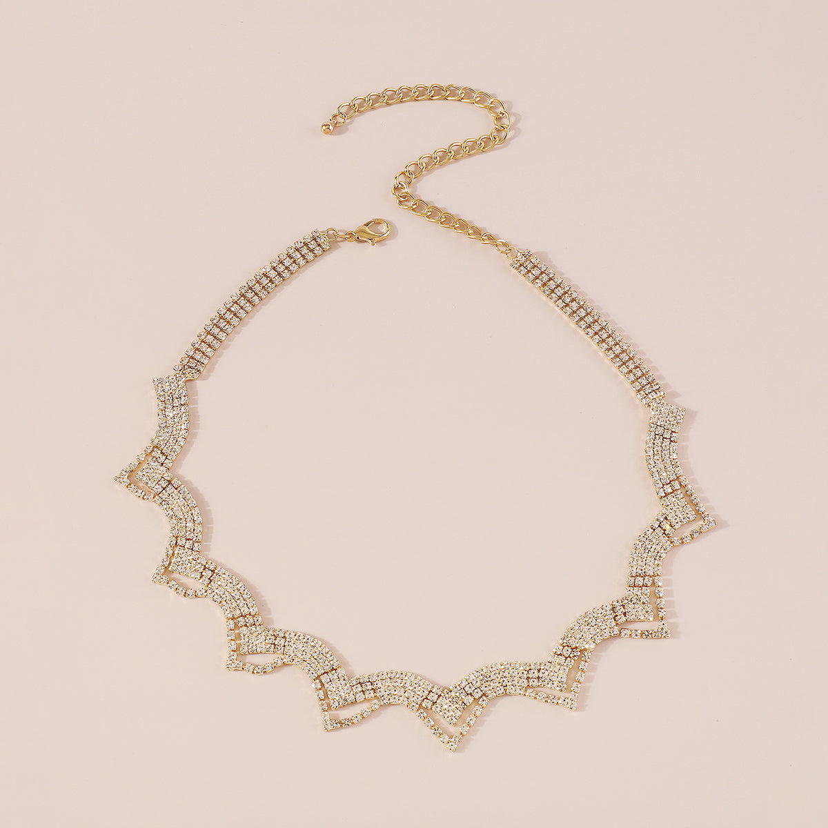 N11385 Lux Glam Choker Necklace