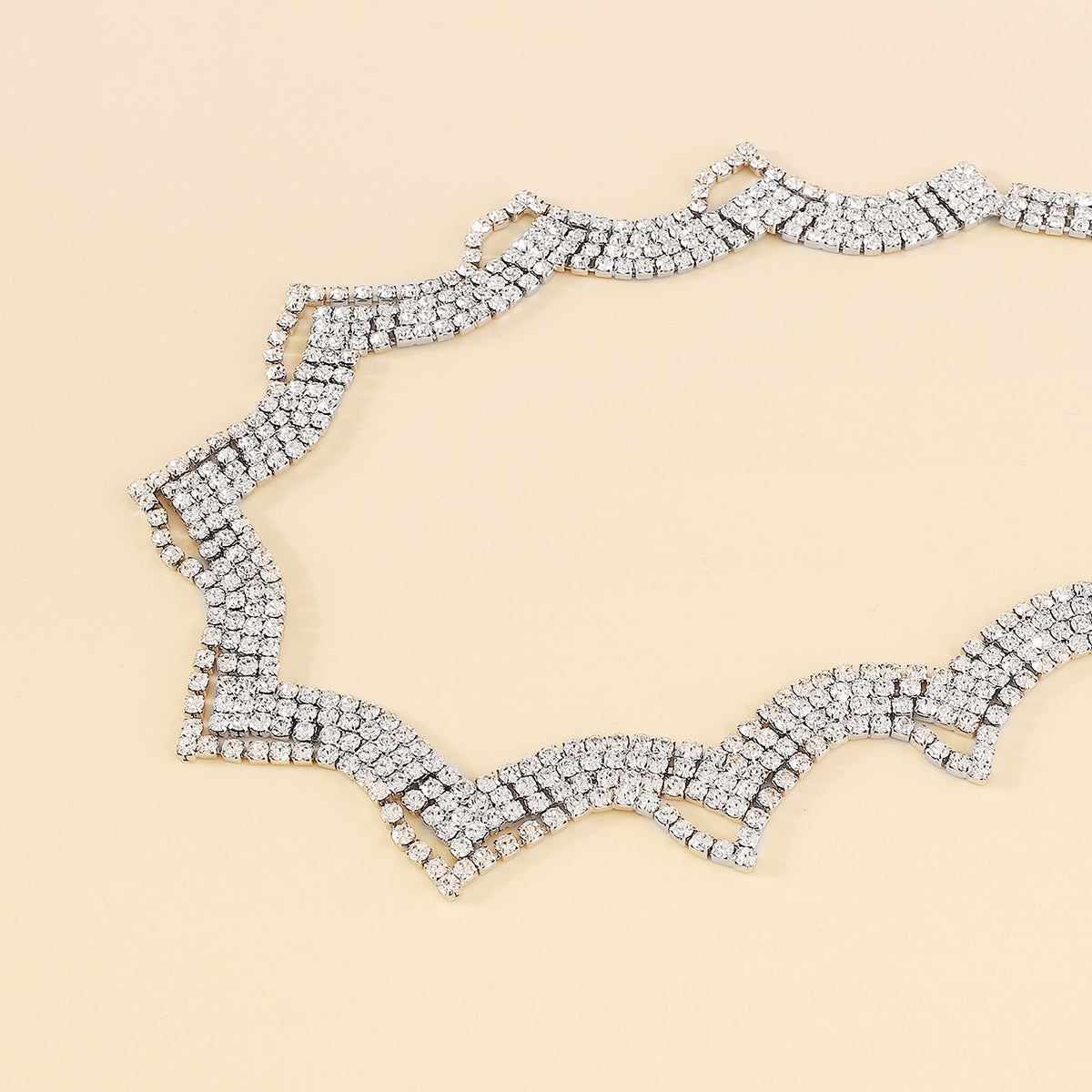 N11385 Lux Glam Choker Necklace