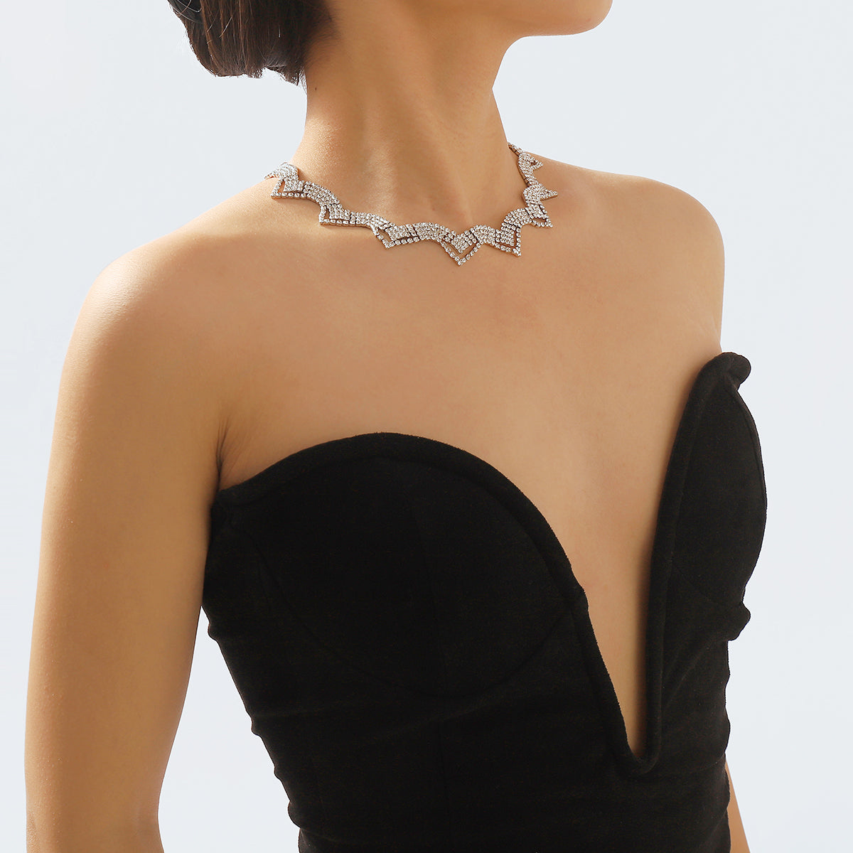 N11385 Lux Glam Choker Necklace