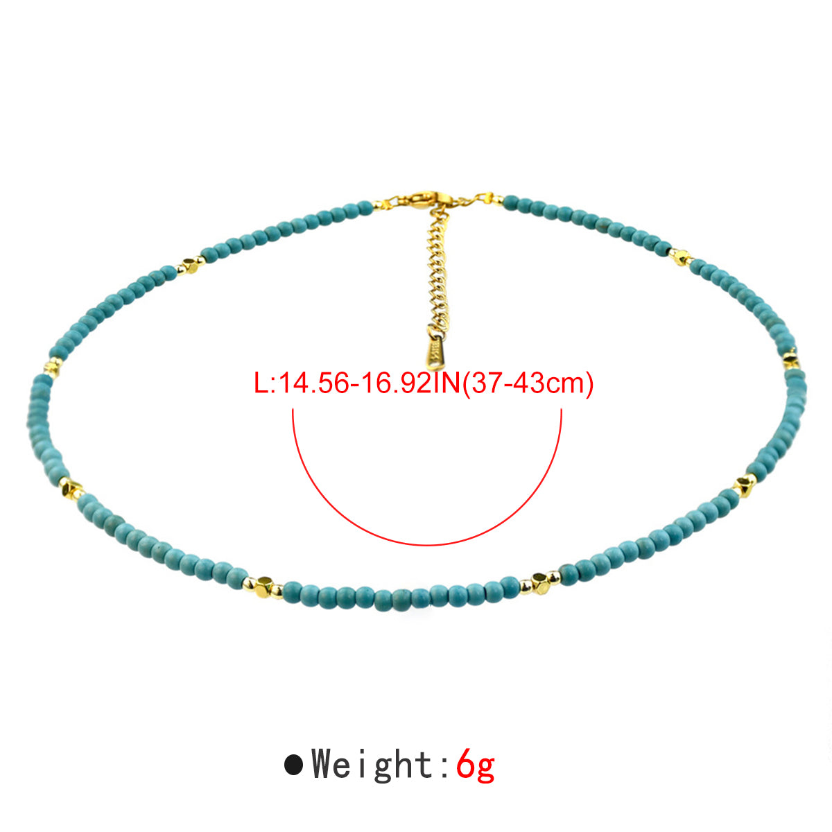 N11435 Stainless Steel Beaded Pendant Necklace