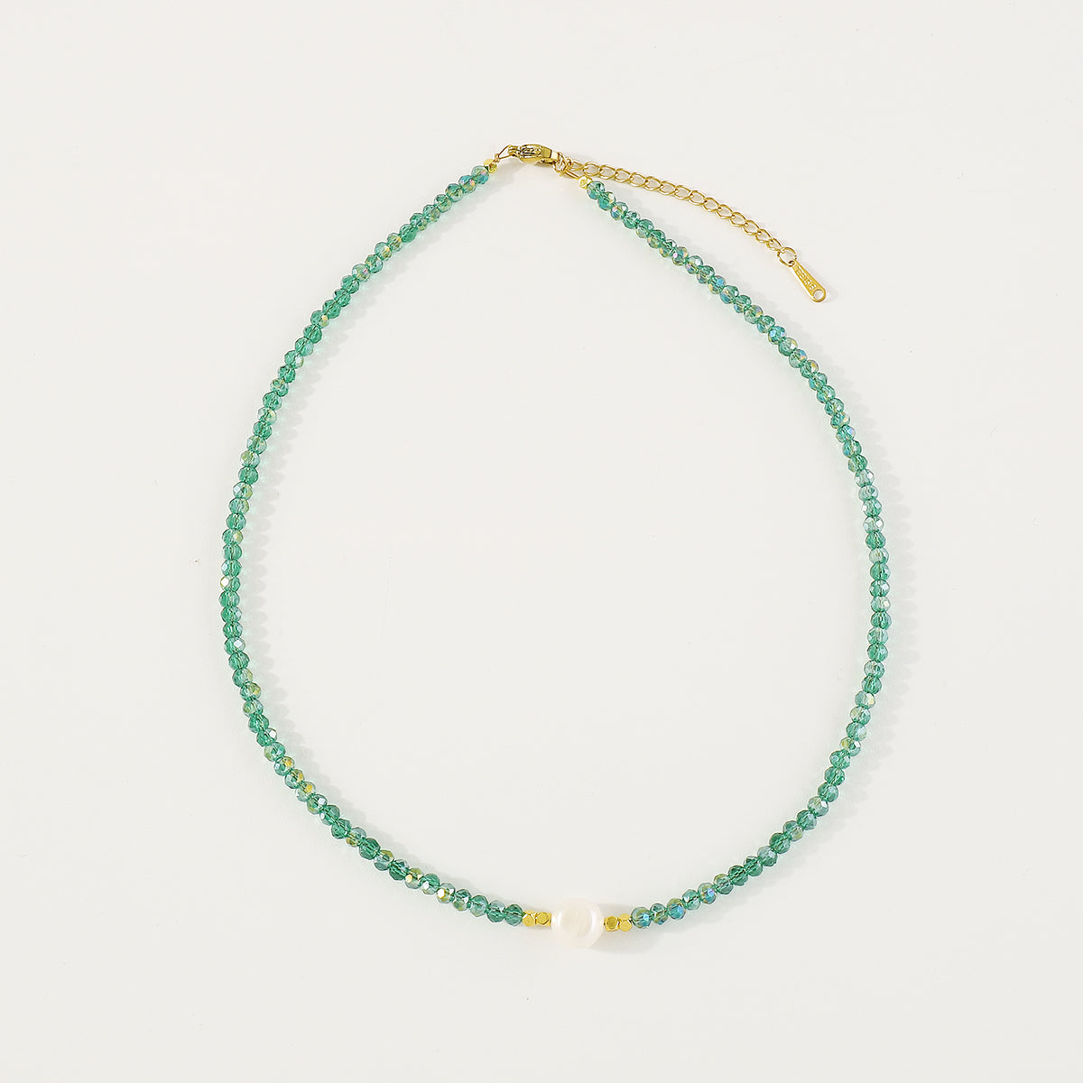 N11442 Mermaid Beaded Freshwater Pearl Necklace