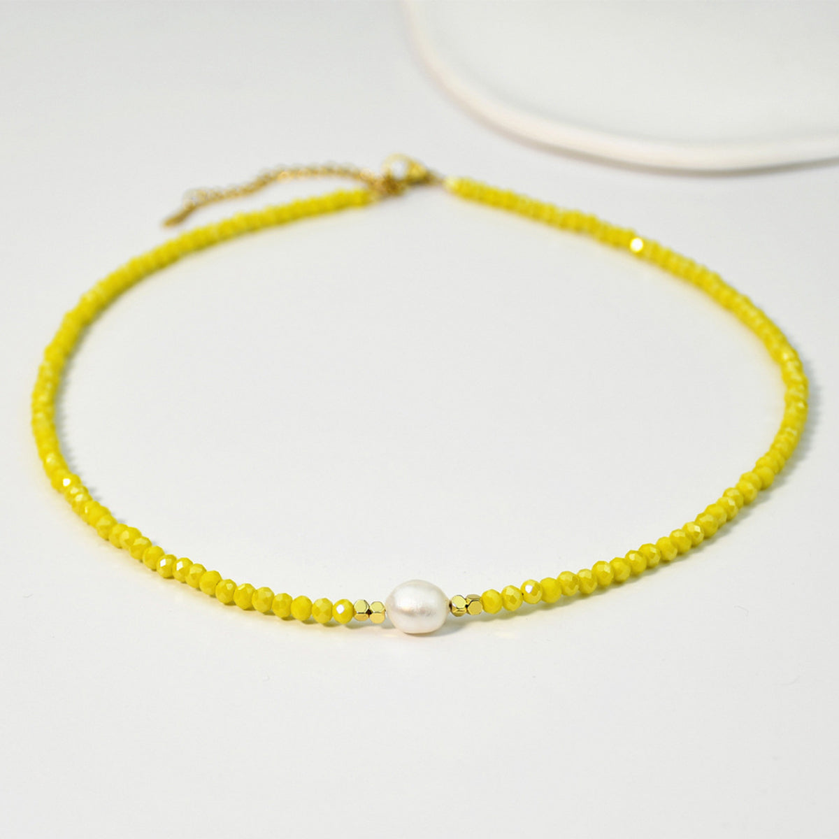 N11442 Mermaid Beaded Freshwater Pearl Necklace