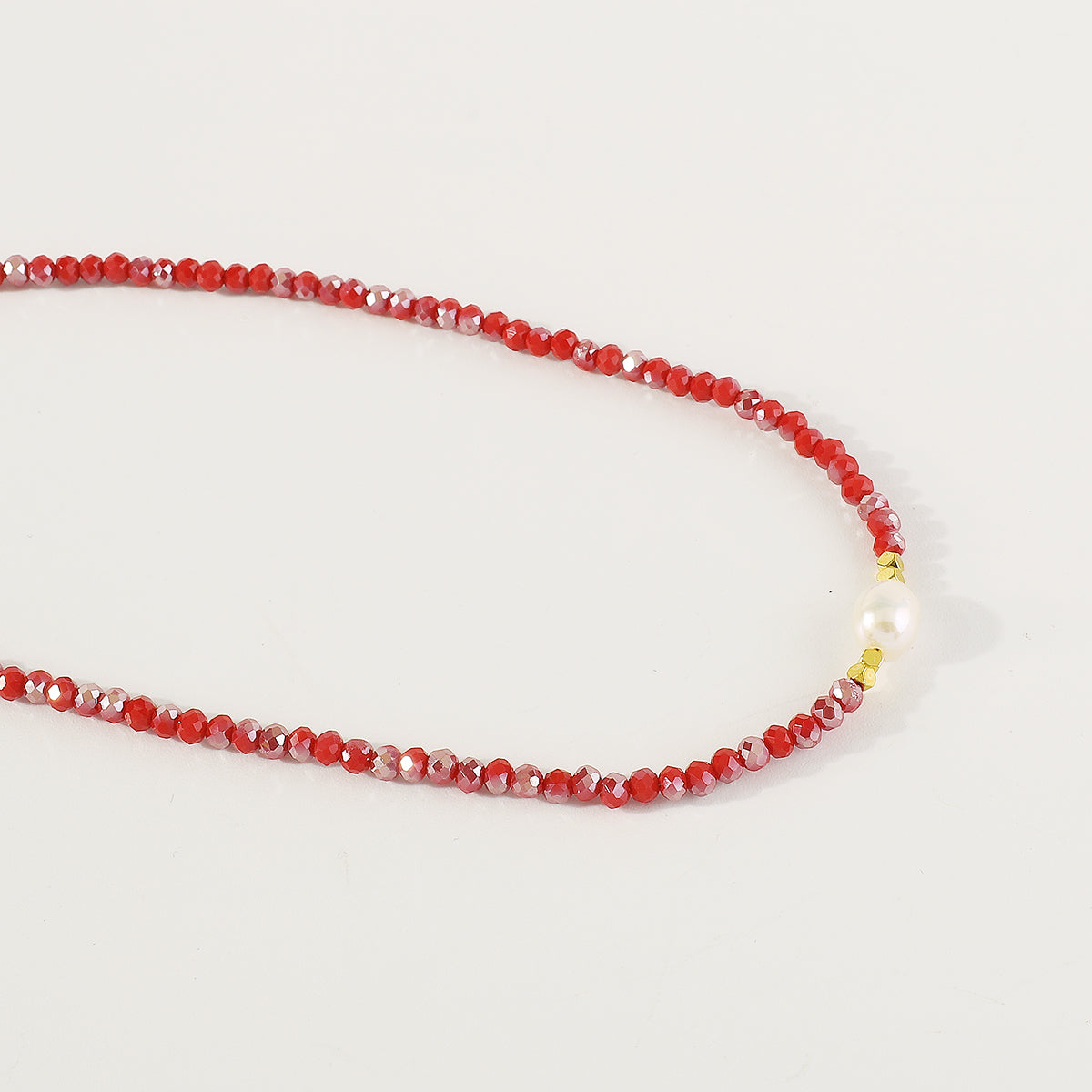 N11442 Mermaid Beaded Freshwater Pearl Necklace