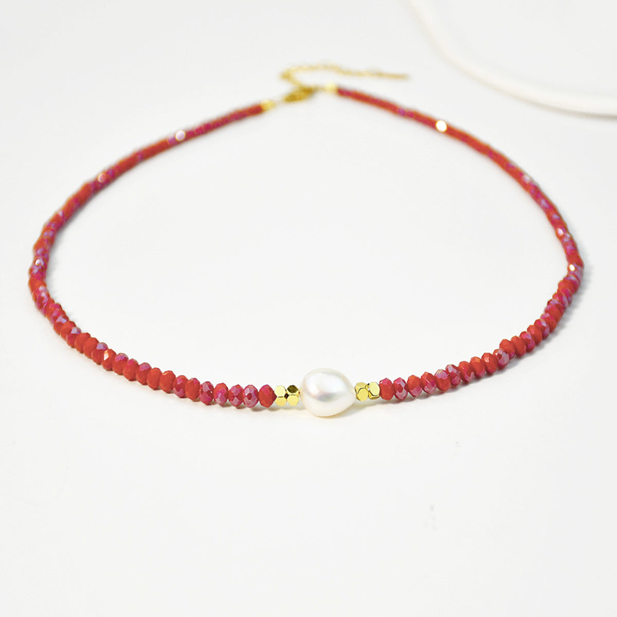 N11442 Mermaid Beaded Freshwater Pearl Necklace