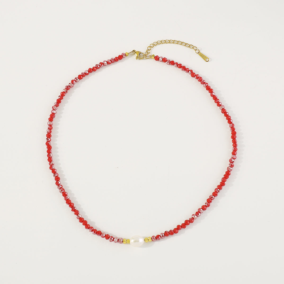 N11442 Mermaid Beaded Freshwater Pearl Necklace