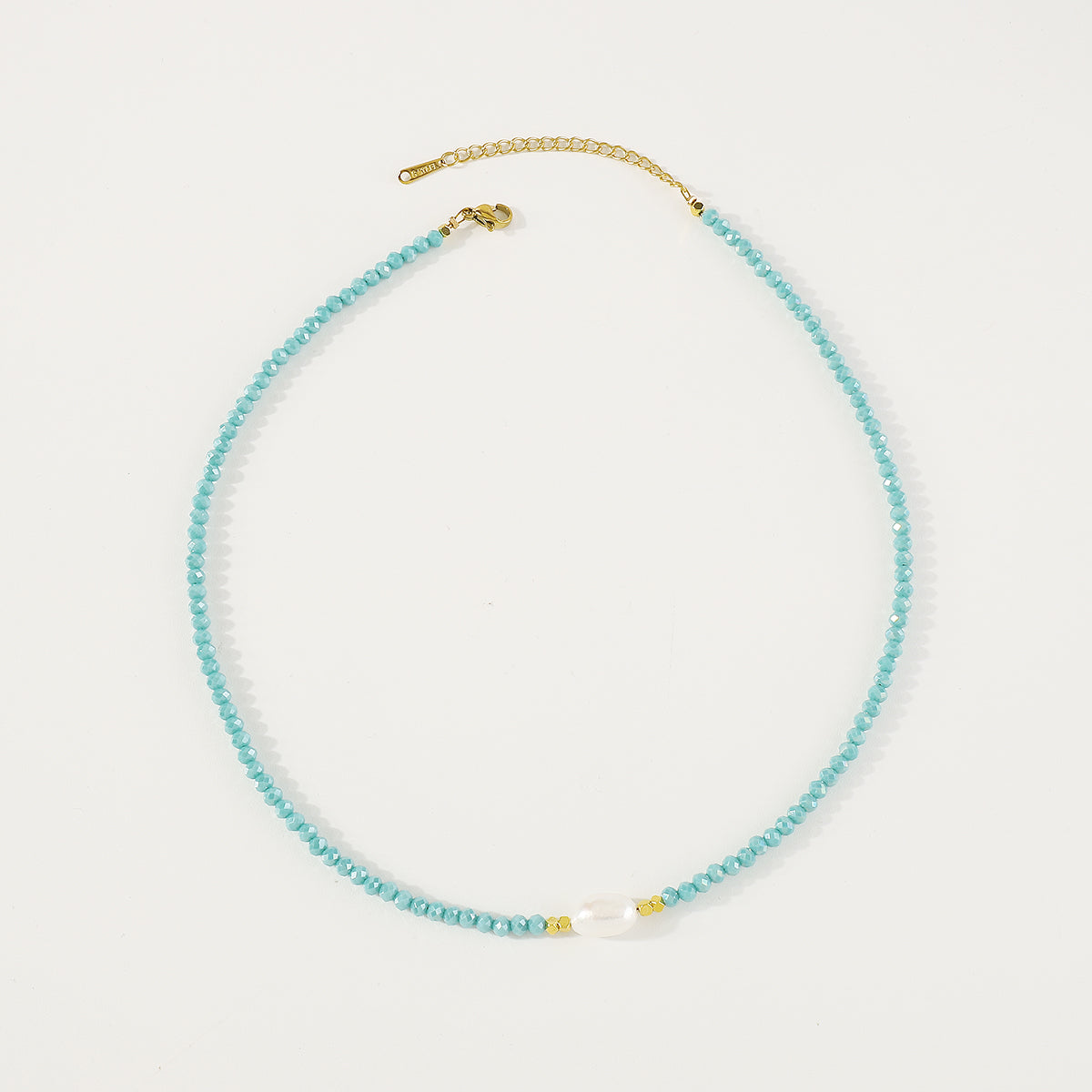 N11442 Mermaid Beaded Freshwater Pearl Necklace
