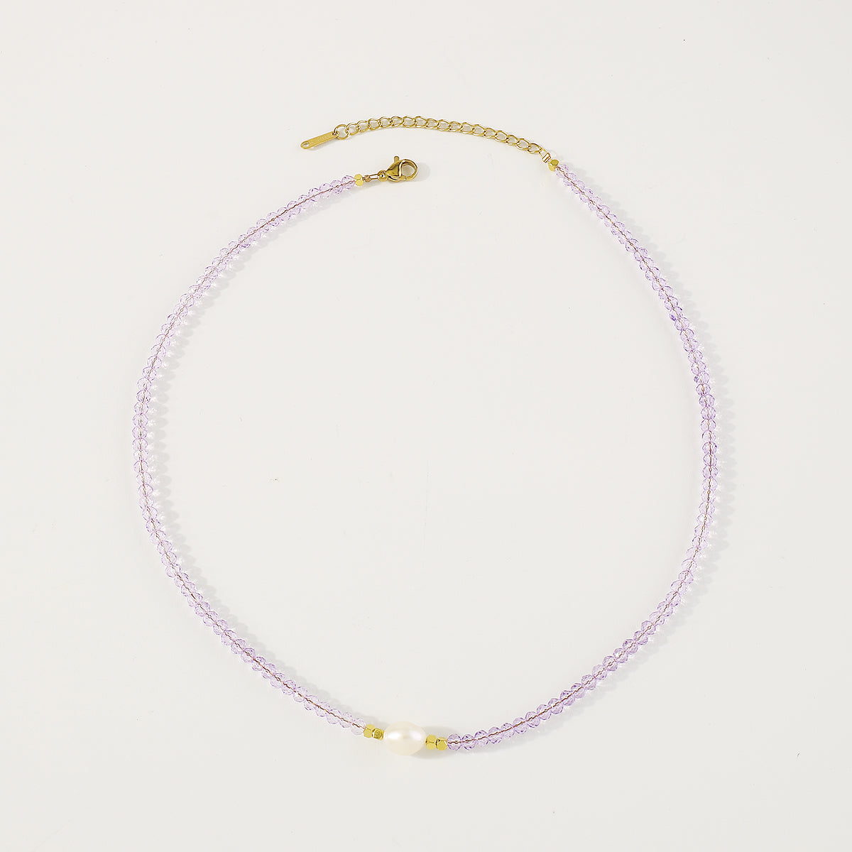 N11442 Mermaid Beaded Freshwater Pearl Necklace