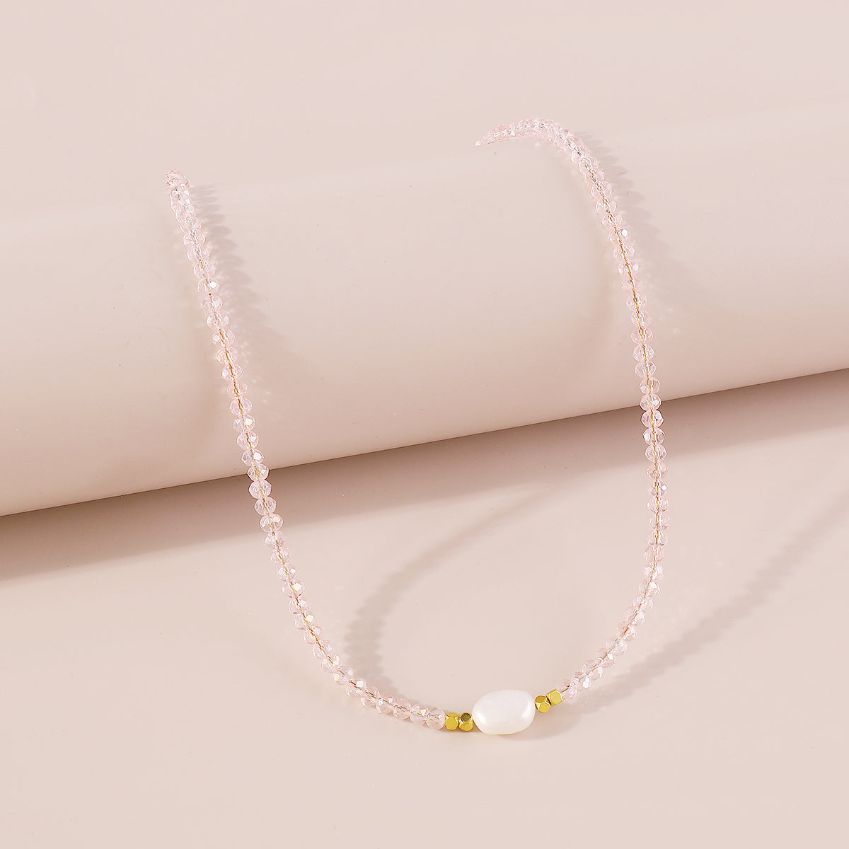 N11442 Mermaid Beaded Freshwater Pearl Necklace